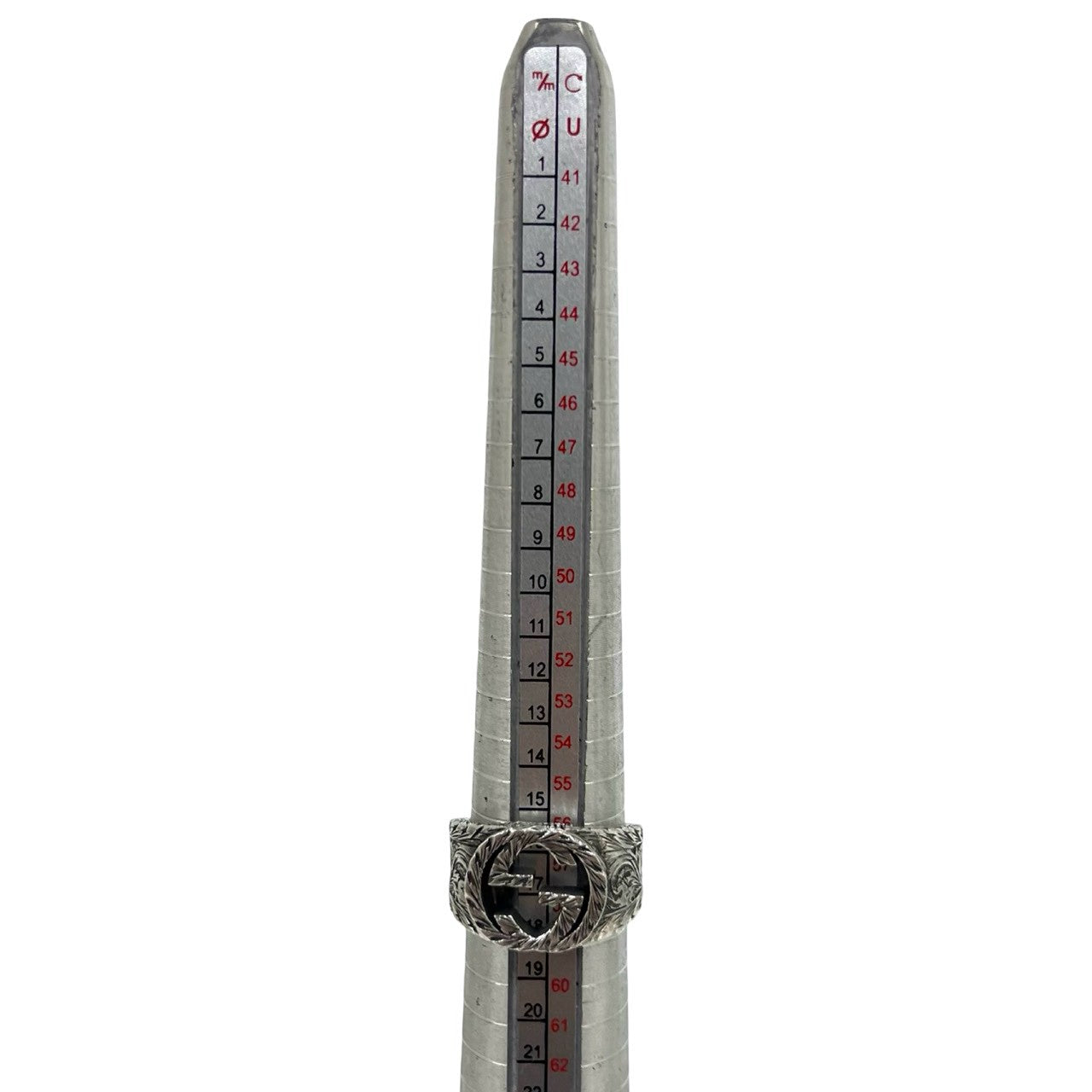 GUCCI グッチ インターロッキングG アラベスク リング 指輪 17号 – Trip