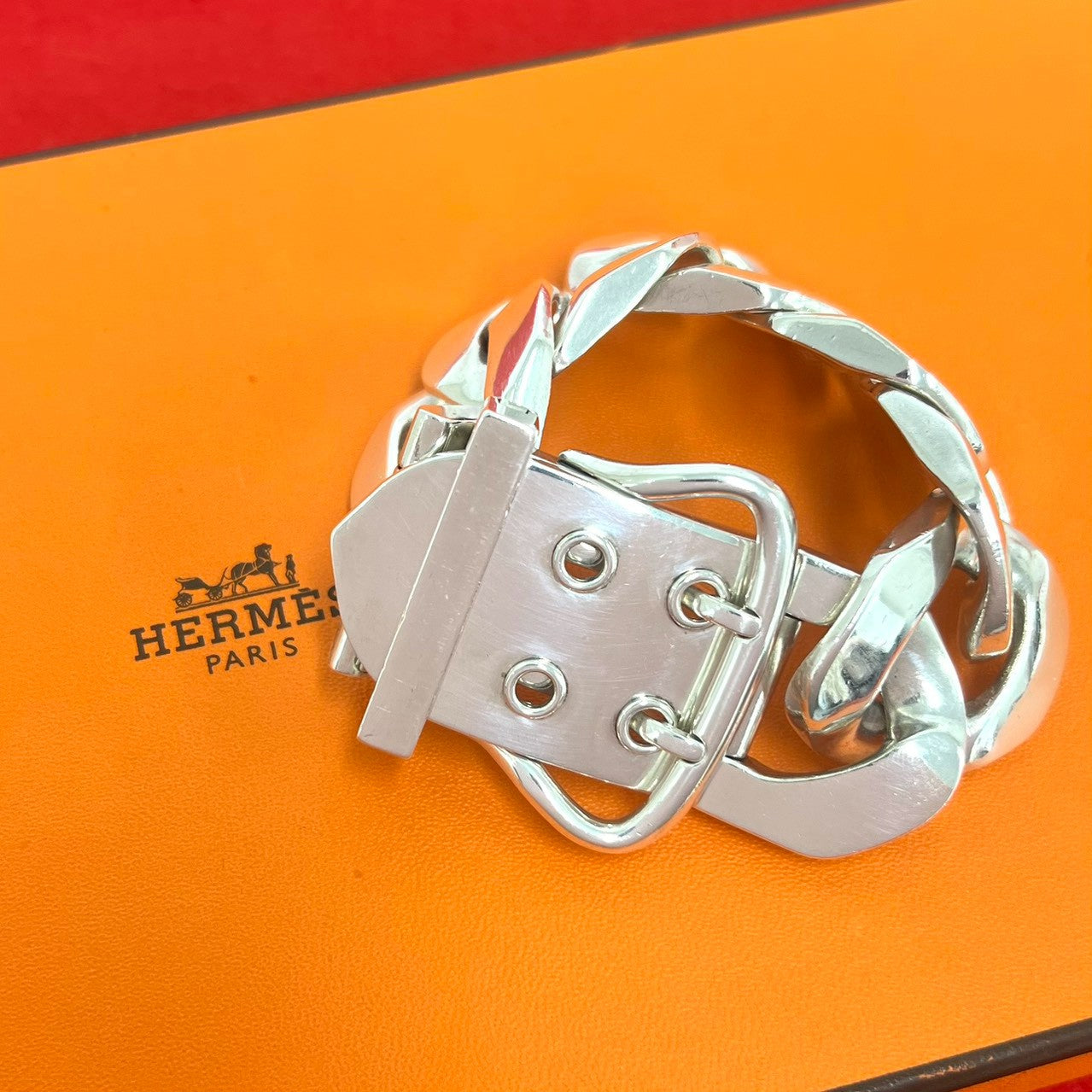【HER】HERMES ブックルセリエ TGM 6コマ ブレスレット HERMES エルメス ブックルセリエ TGM ブレスレット – Trip