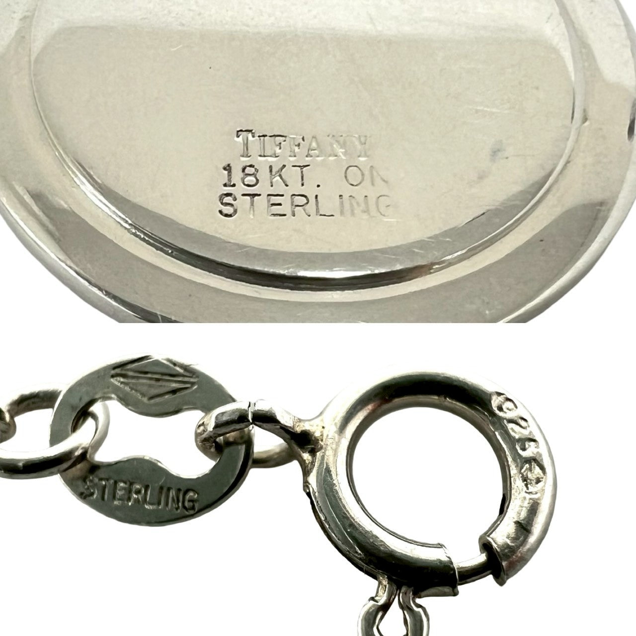 TIFFANY&Co. ティファニー (Vintage) コイン ネックレス 925 K18 750YG