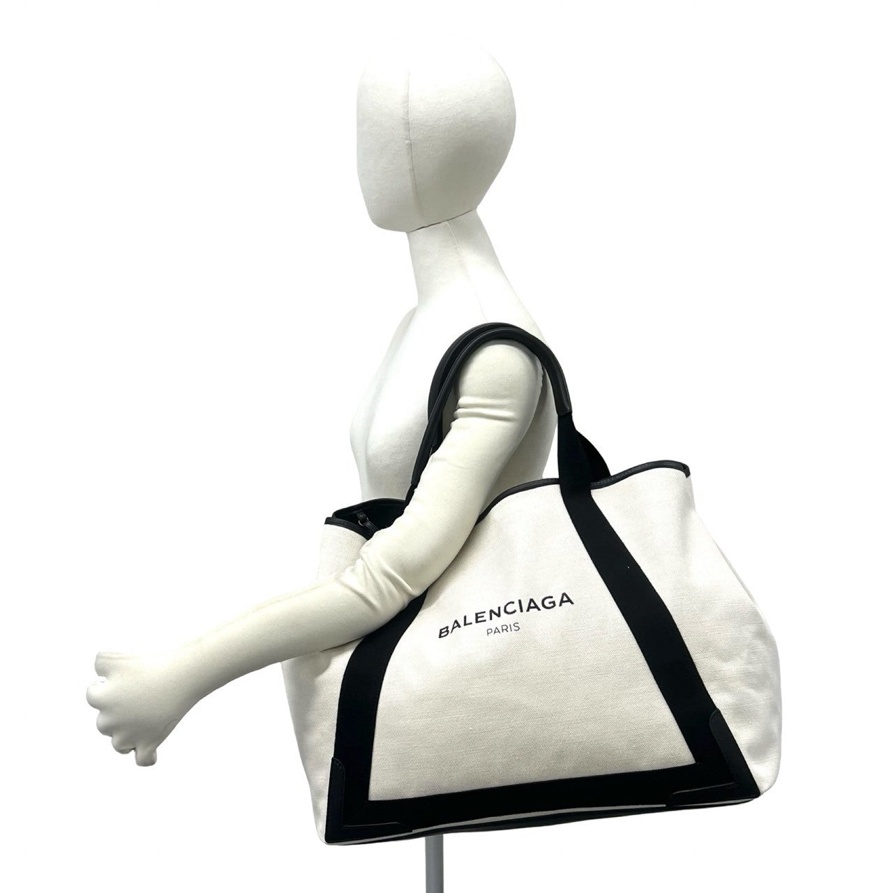 BALENCIAGA バレンシアガ ネイビーカバス トートバッグ – Trip
