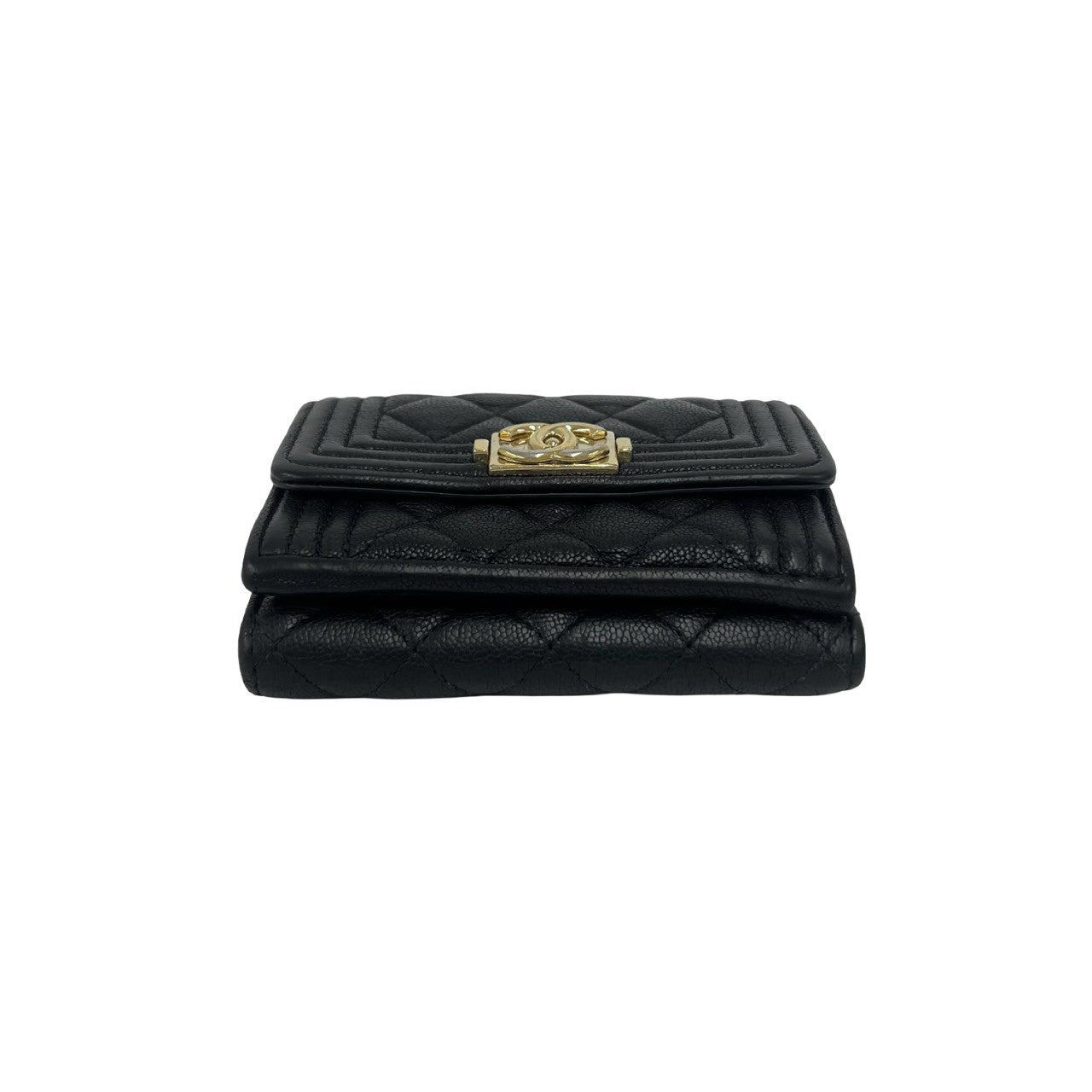 CHANEL シャネル ボーイシャネル 三つ折り財布 – Trip