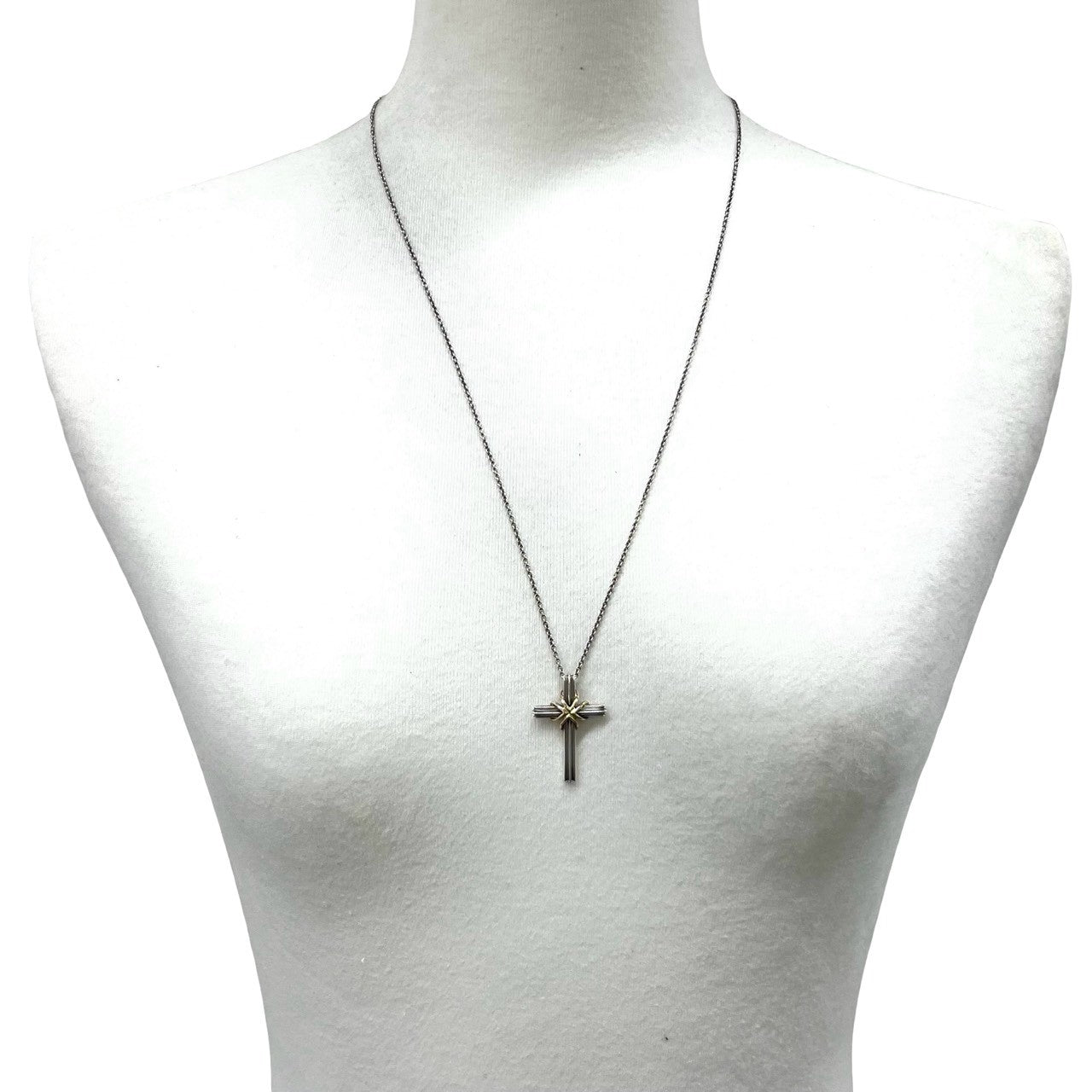 TIFFANY&Co. ティファニー (Vintage) シグネチャークロス ネックレス
