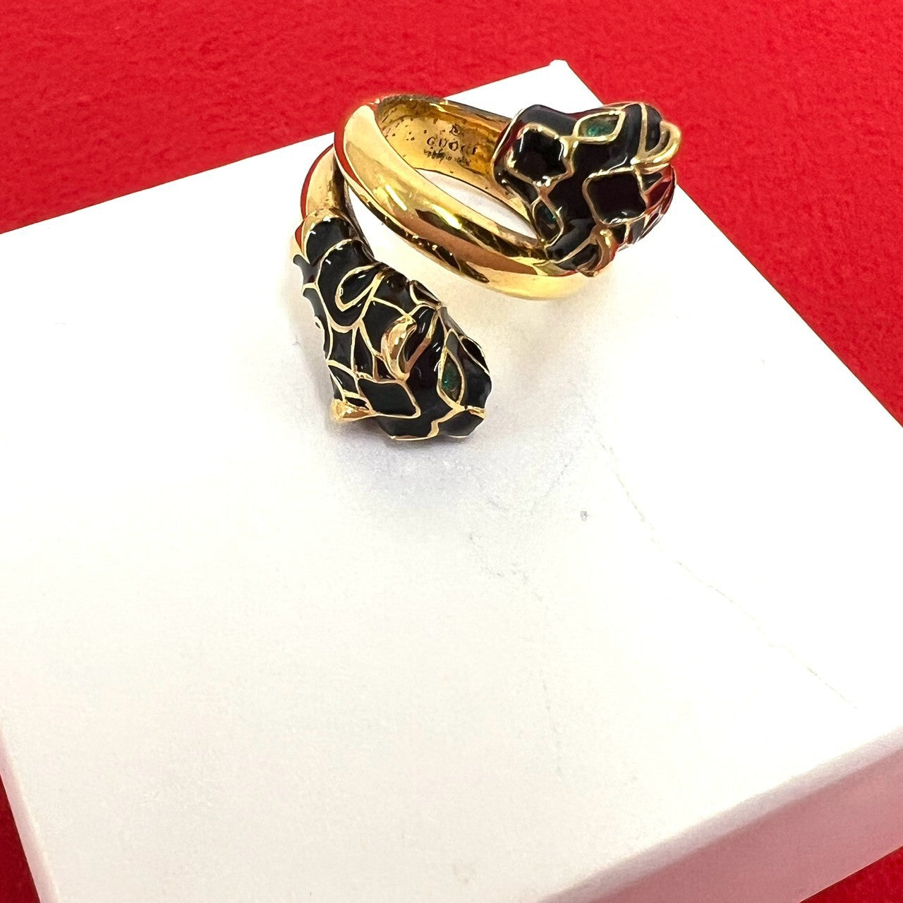 GUCCI グッチ ダブル タイガーヘッド リング 指輪 13号 – Trip