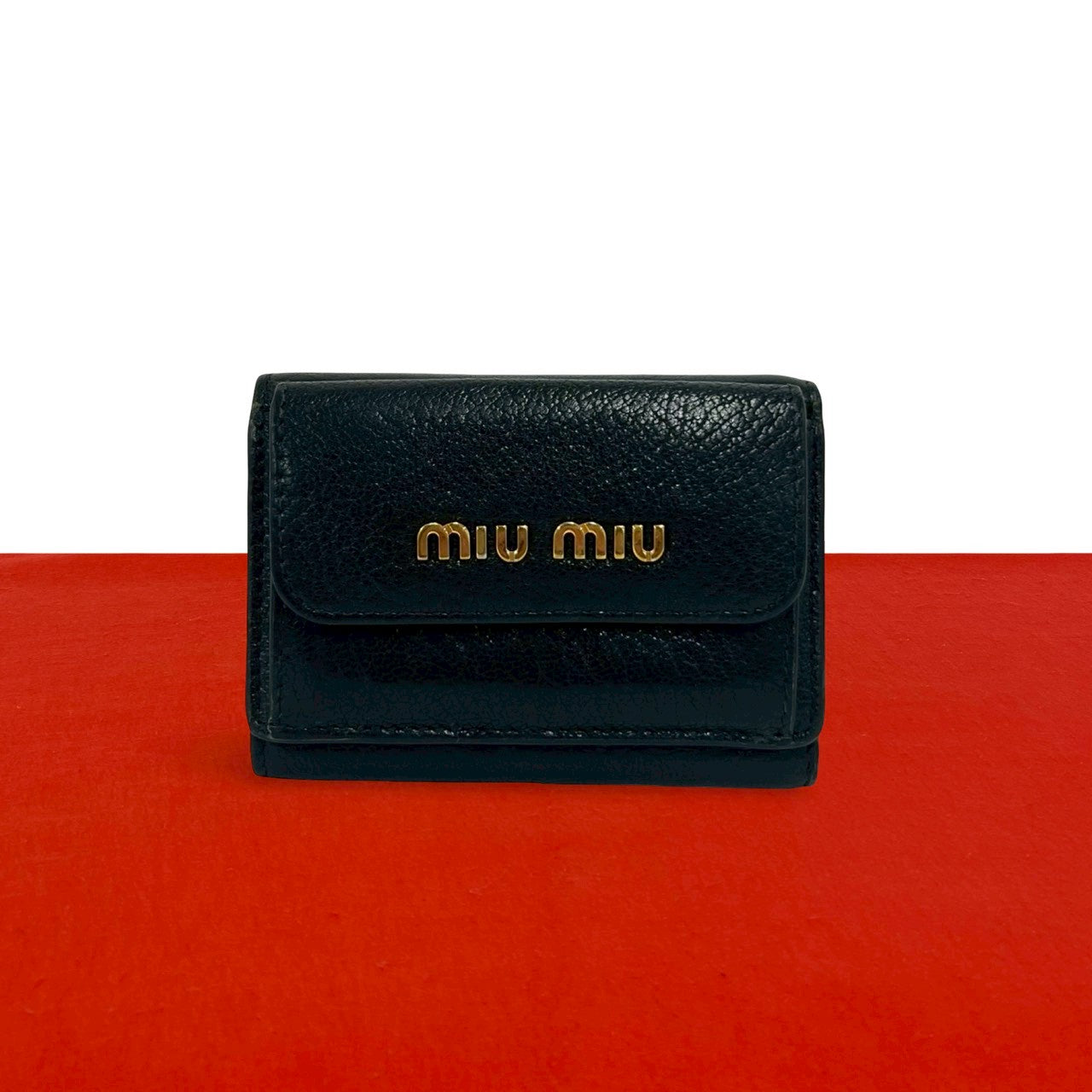 MIU MIU三つ折り財布 MIUMIU ミュウミュウ 三つ折り財布 – Trip