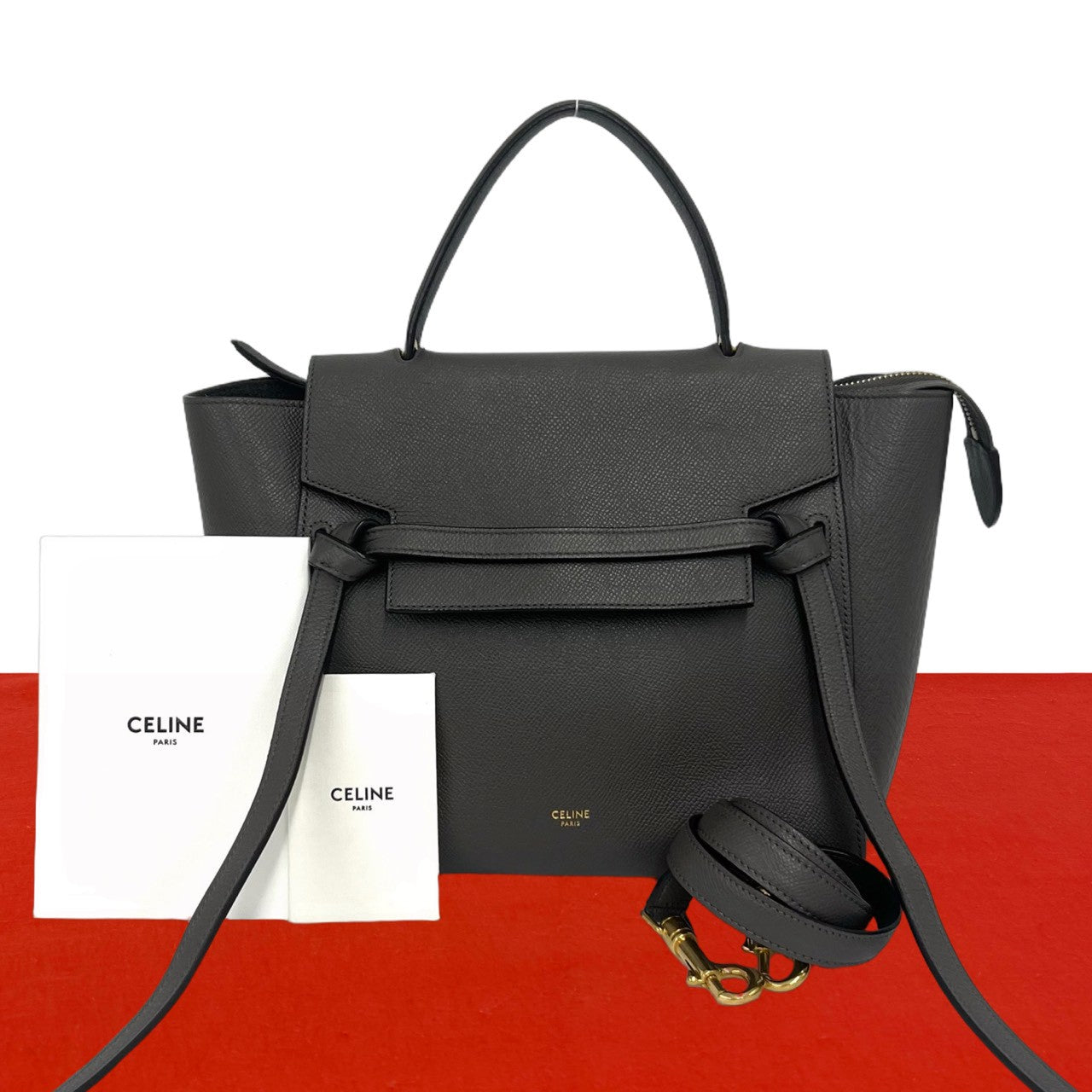 CELINE セリーヌ ベルトバッグ マイクロ ショルダーバッグ – Trip