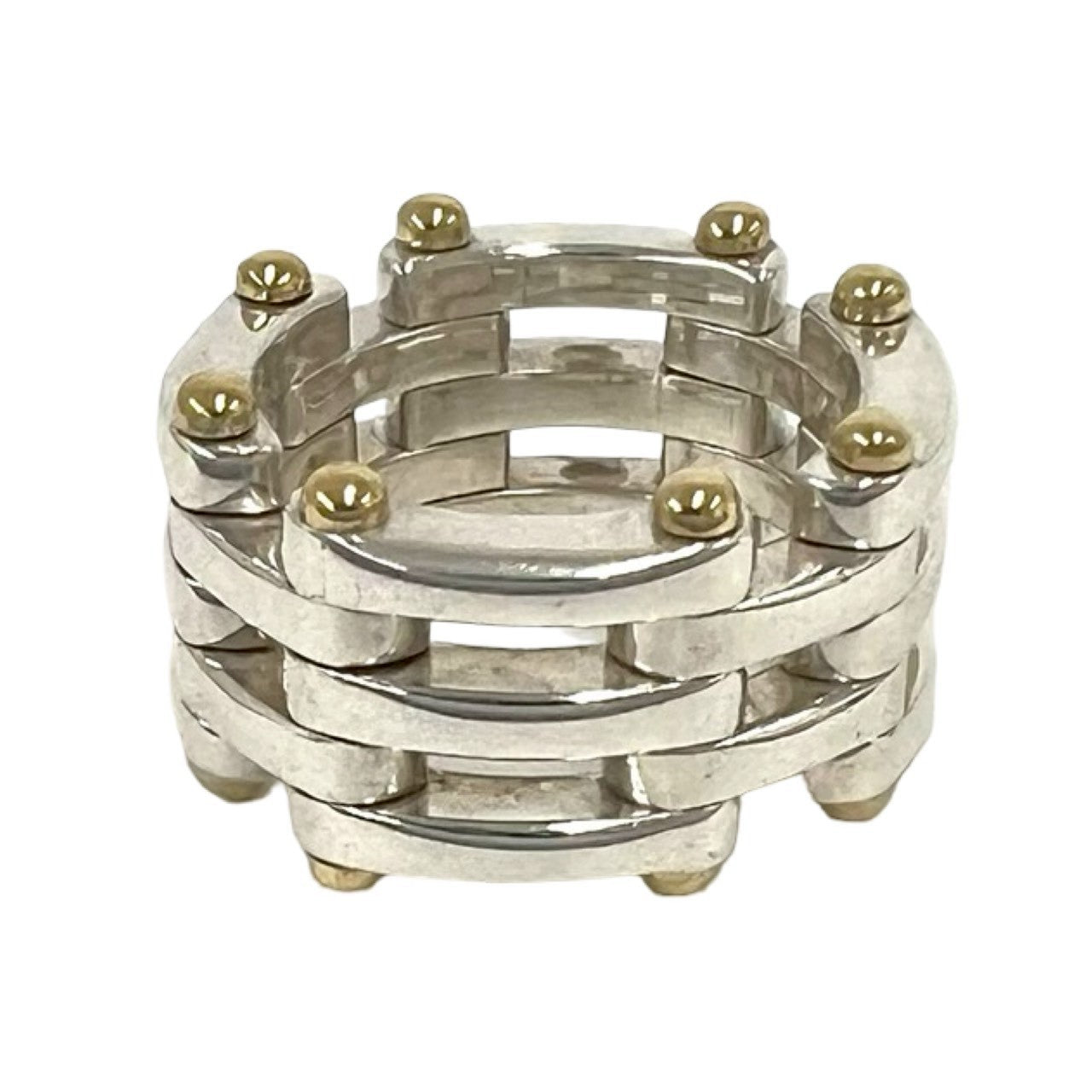 TIFFANY&Co. ティファニー ゲート リング 925 K18 750YG 指輪 – Trip