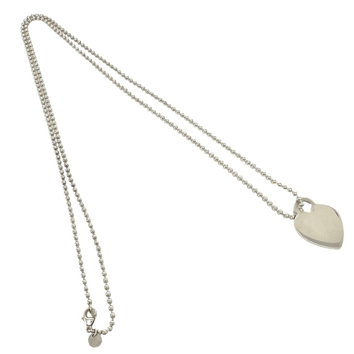 Necklace Tiffany Return Toe Heart Tag Ball Chain Necklace