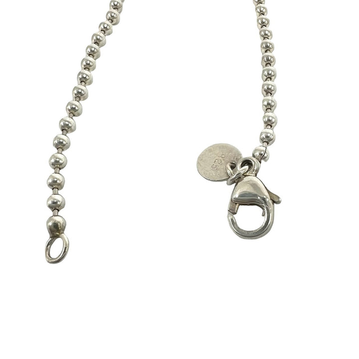 Necklace Tiffany Return Toe Heart Tag Ball Chain Necklace