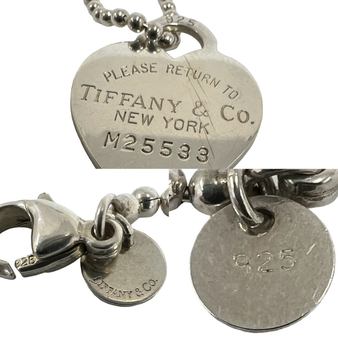 Necklace Tiffany Return Toe Heart Tag Ball Chain Necklace