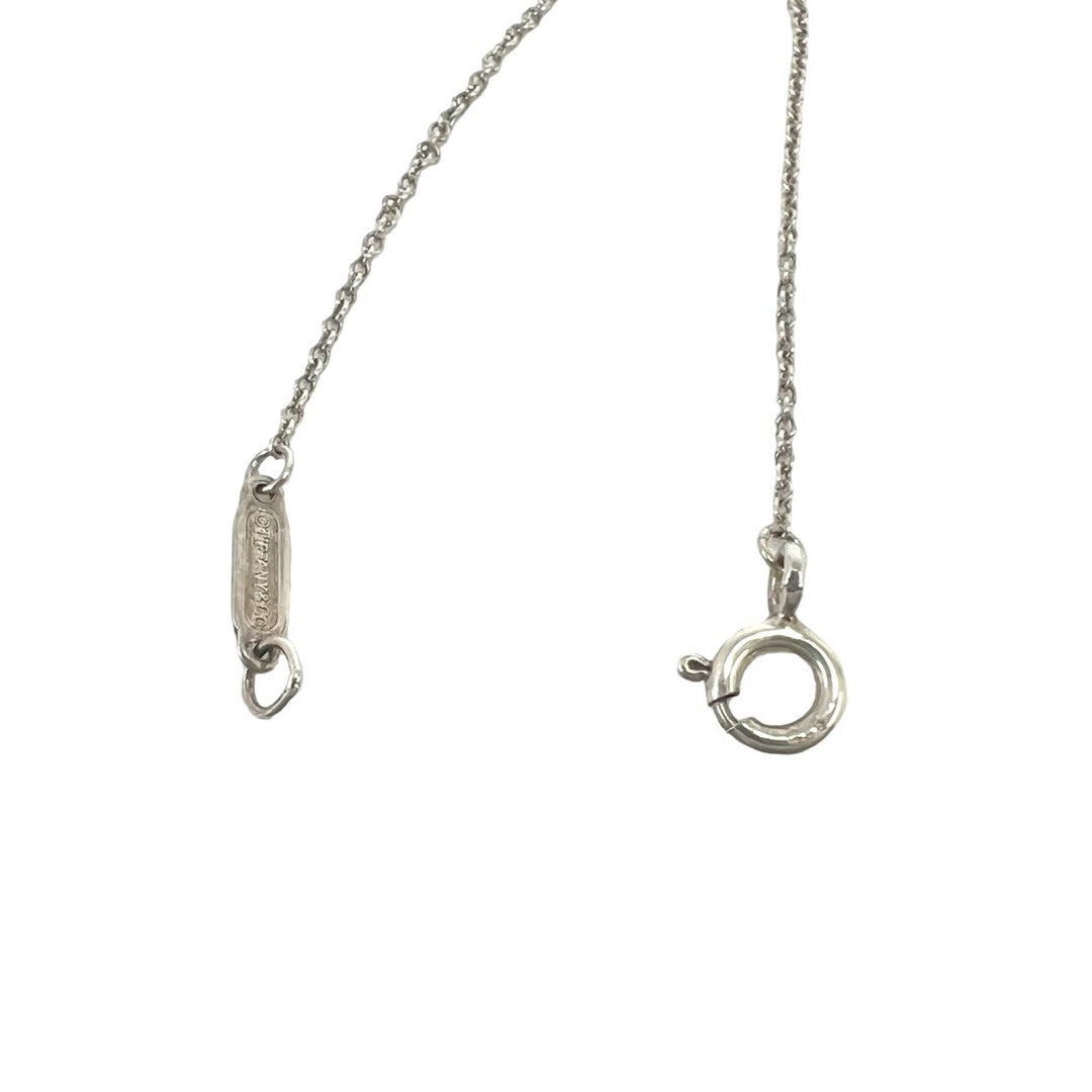Necklace Tiffany Return Toe Tiffany Blue Double Heart Tag Pendant