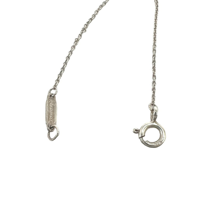 Necklace Tiffany Return Toe Tiffany Blue Double Heart Tag Pendant