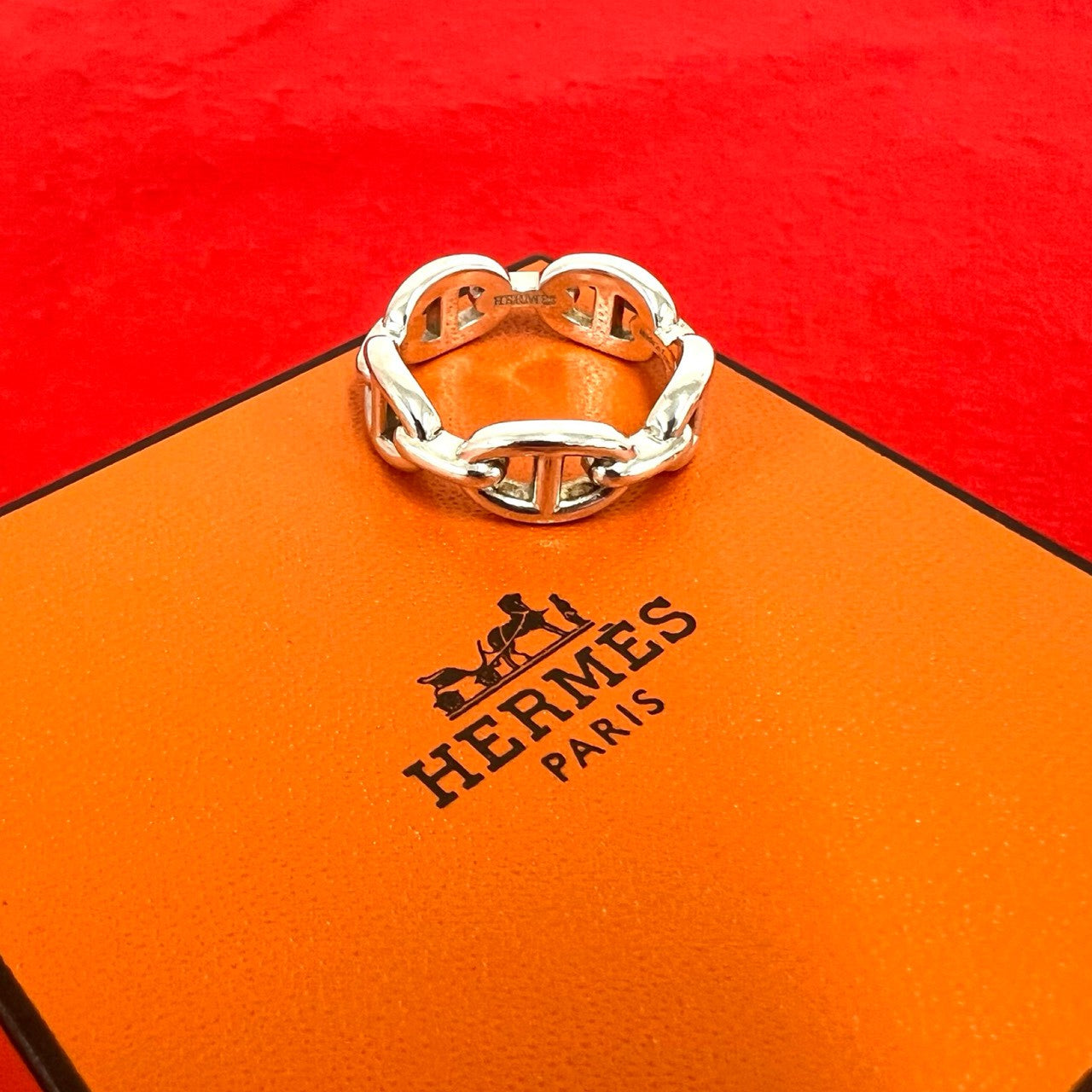 HERMES エルメス シェーヌダンクル アンシェネ リング 指輪 – Trip