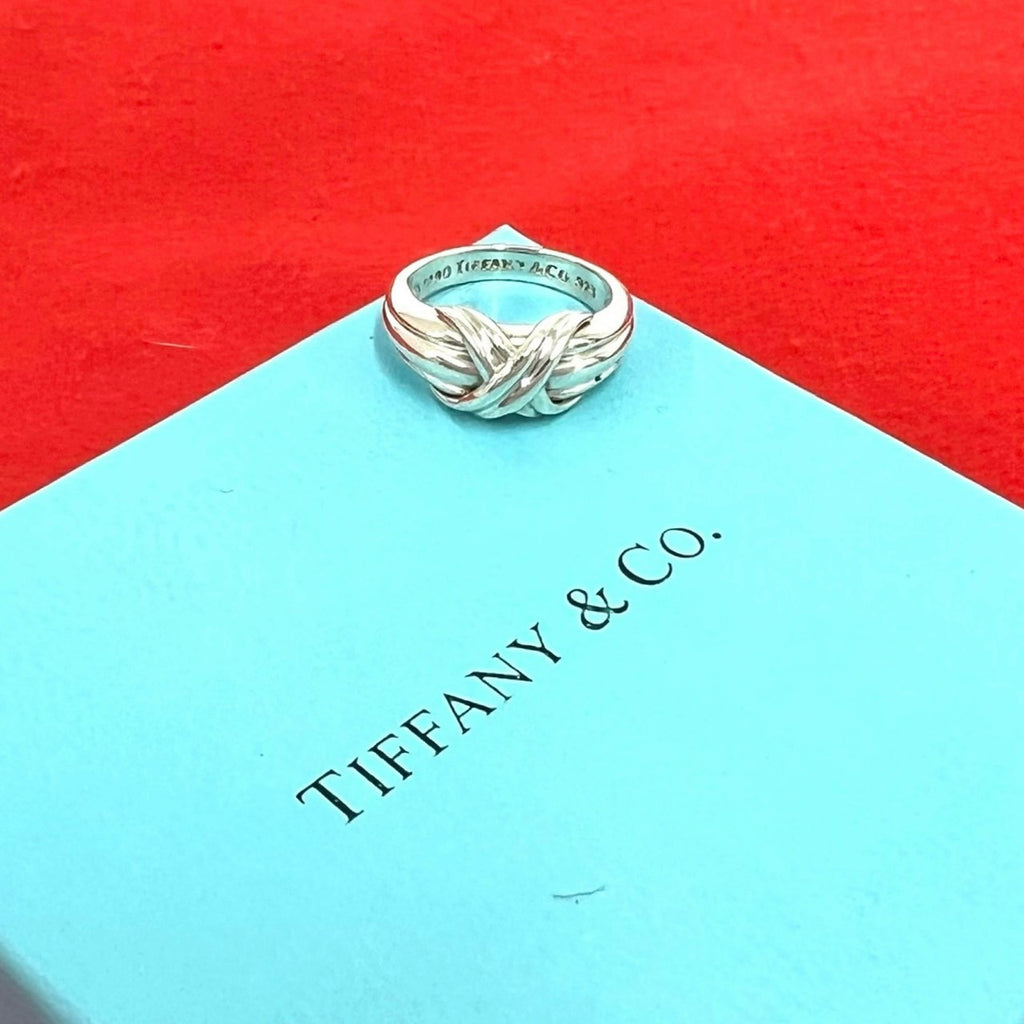 美品│Tiffany&Co│オールドティファニー / シグネチャーリング TIFFANY&Co. ティファニー (Vintage) シグネチャー リング 指輪 – Trip