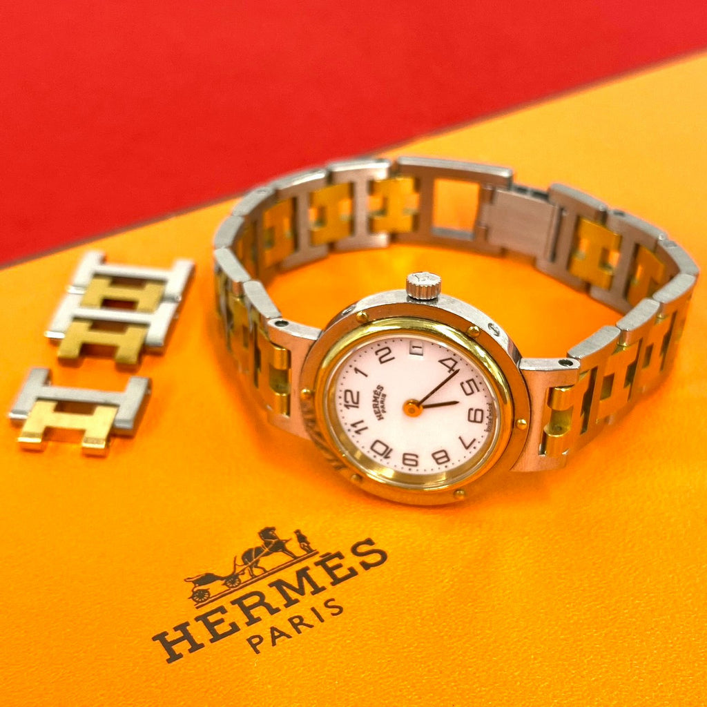 【修理必要ジャンク品】HERMES エルメス　腕時計　クリッパー　レディース HERMES エルメス (Vintage) クリッパー 腕時計 – Trip