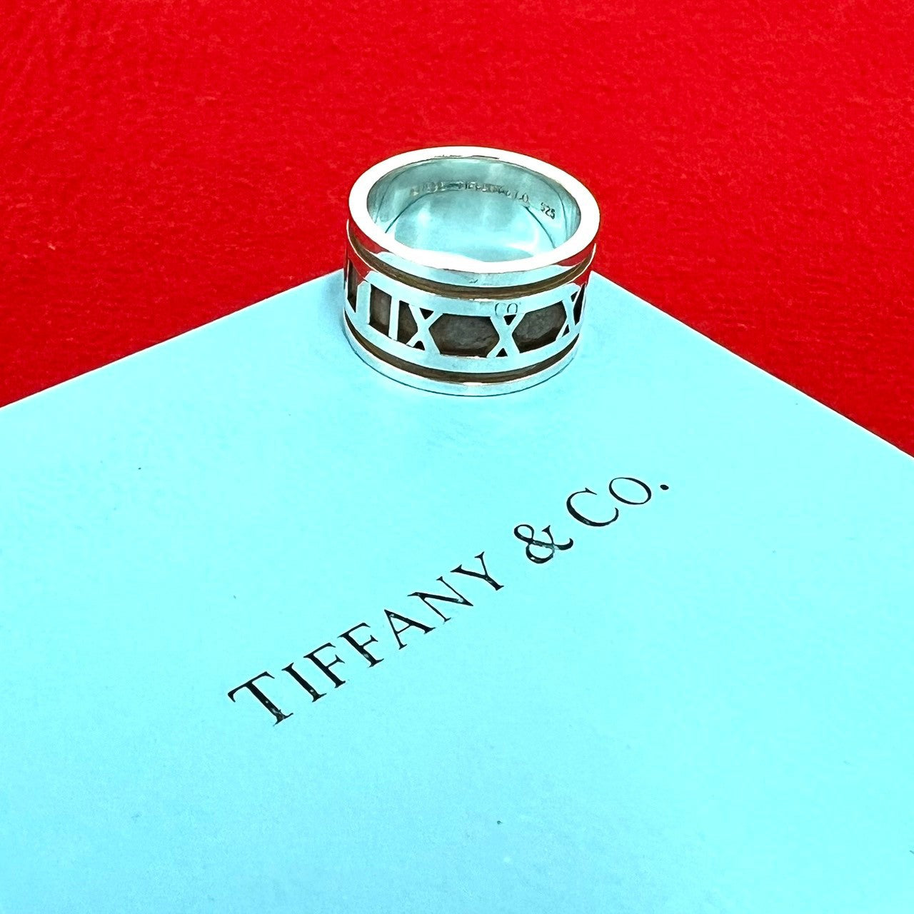 TIFFANY&Co. ティファニー (Vintage) アトラス ワイド リング 指輪 12