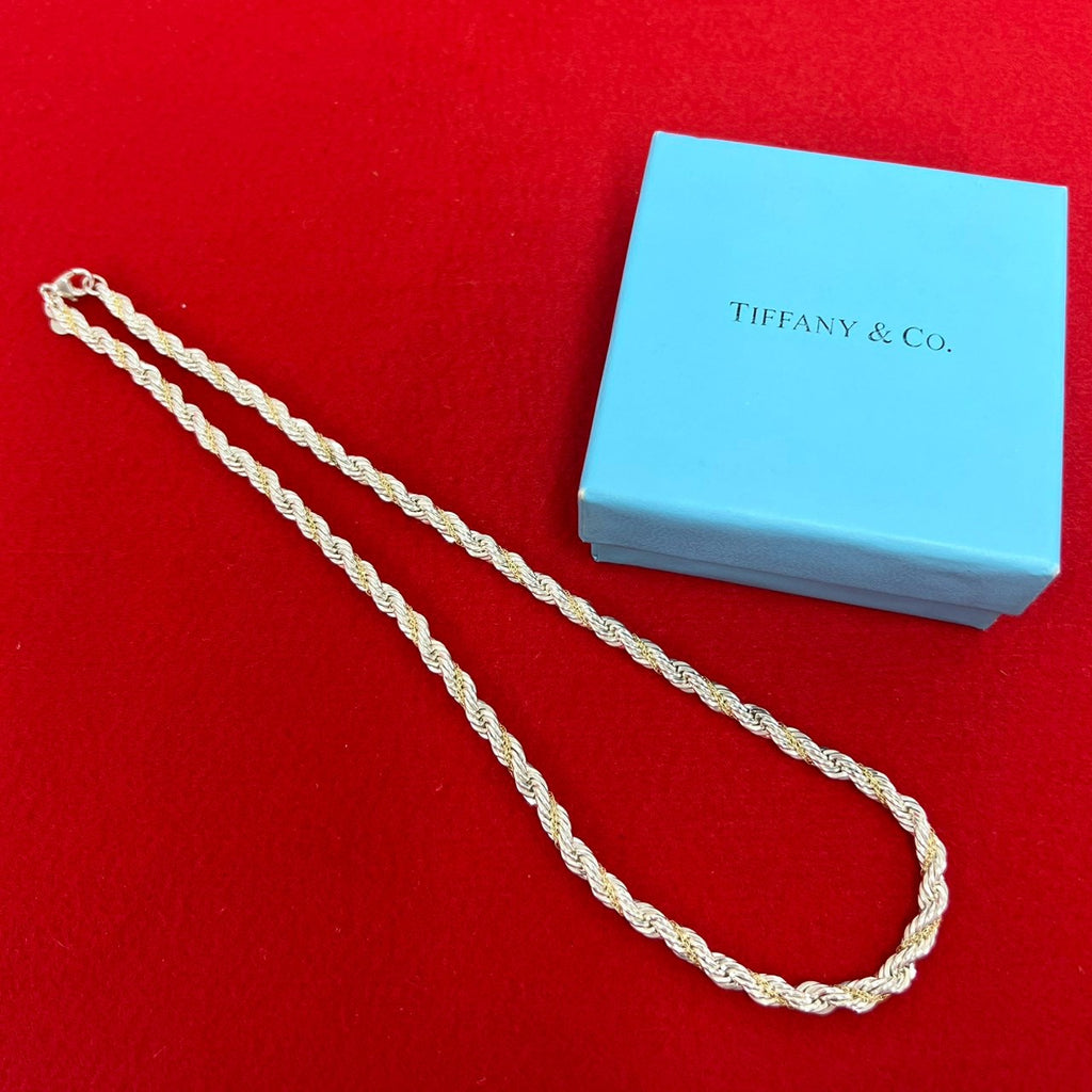 TIFFANY&Co. ティファニー (Vintage) ツイストロープ ネックレス 925