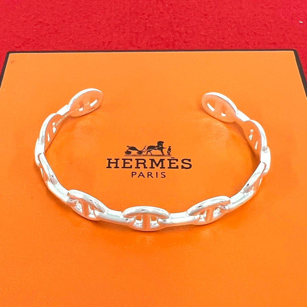 HERMES エルメス アンシェネ バングル – Trip