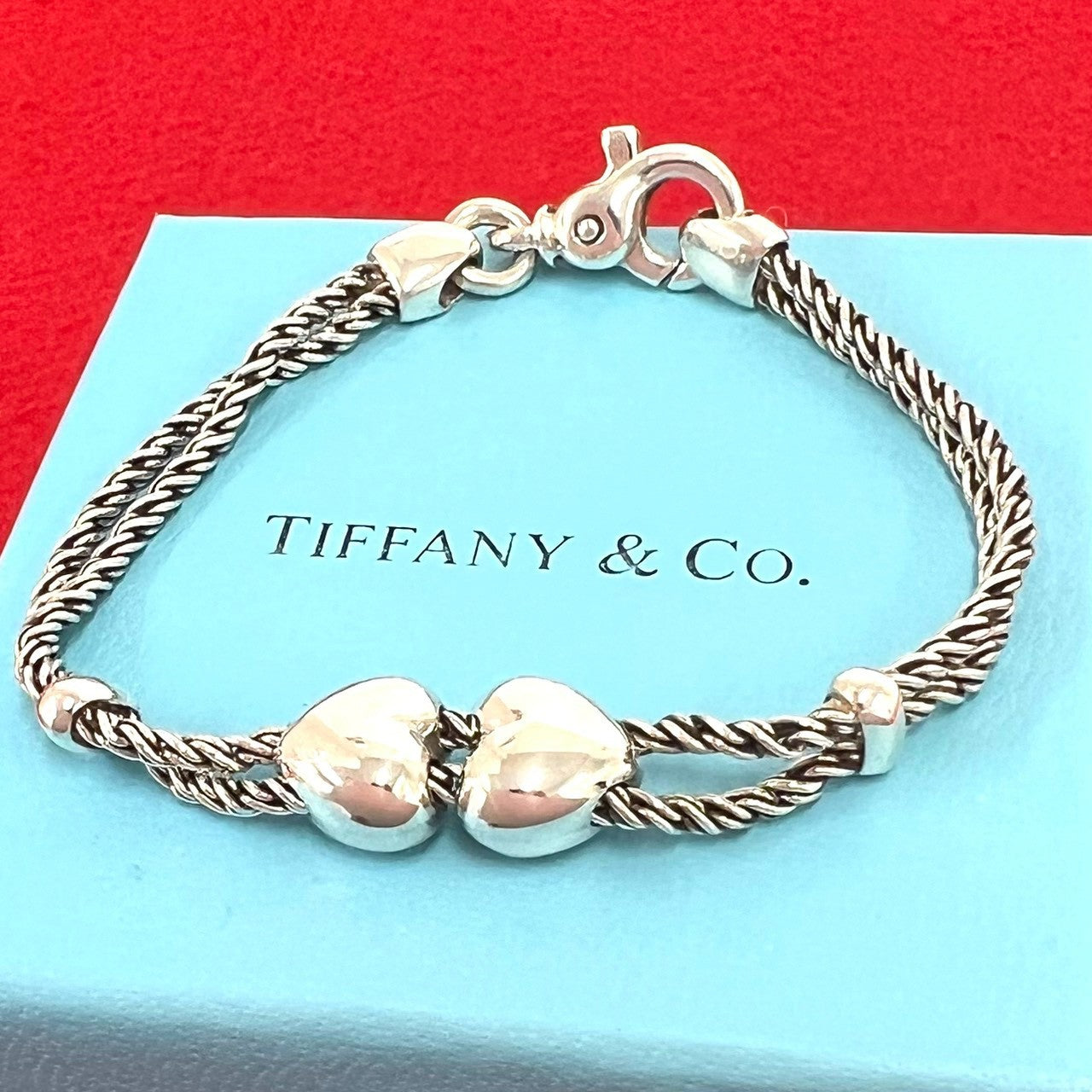 TIFFANY&Co. ティファニー (Vintage) ダブルロープ ハート