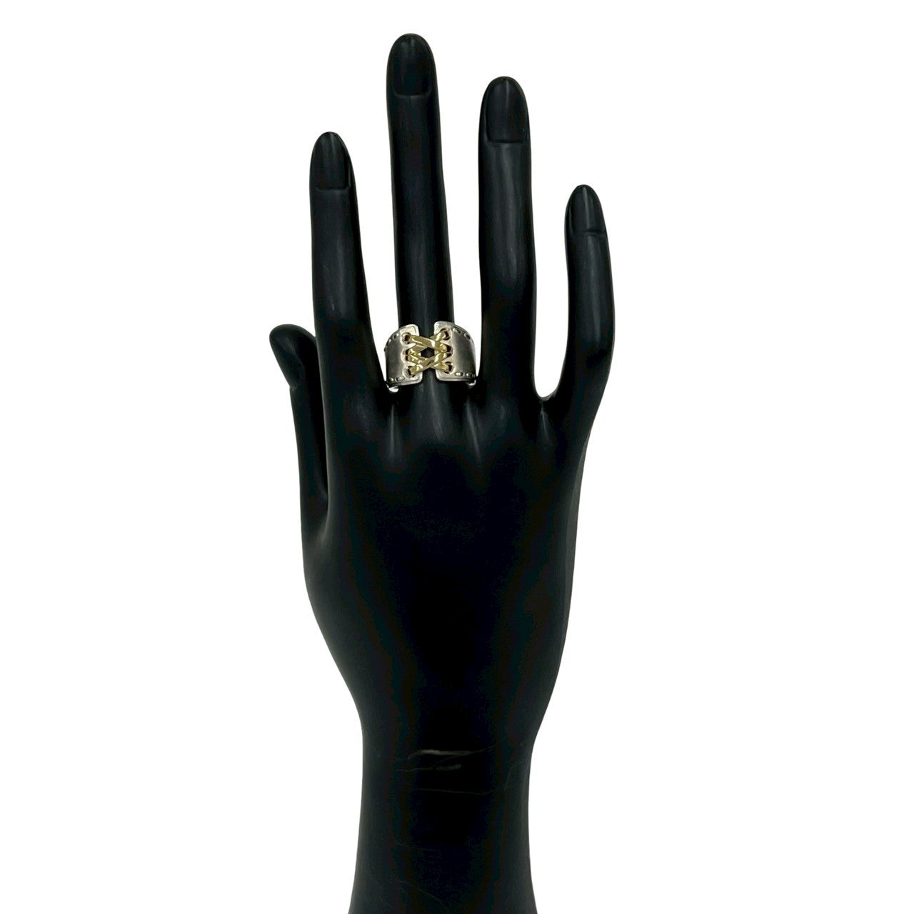 HERMES エルメス (Vintage) メキシコ リング 指輪 925 K18 750 YG – Trip