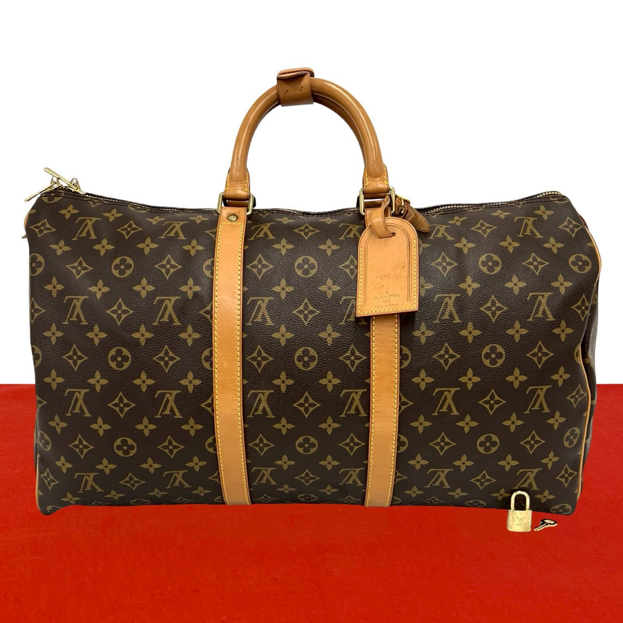 LOUIS VUITTON ルイヴィトン キーポル50 ボストンバッグ LOUIS VUITTON ルイヴィトン (Vintage) キーポル 50 ボストンバッグ – Trip