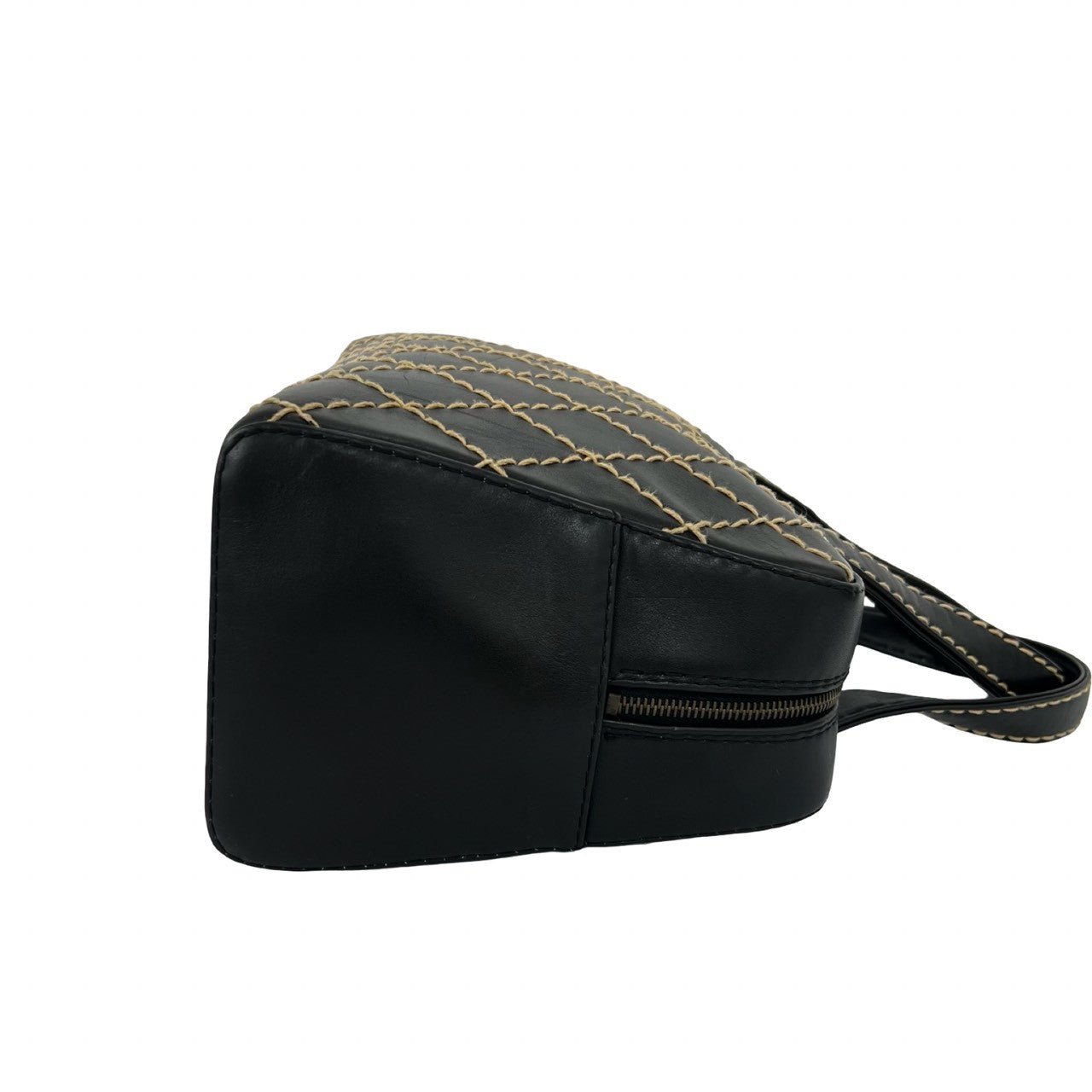 限定最終値下げ　シャネル　ステッチ　黒　ハンドバッグ CHANEL シャネル ワイルドステッチ ハンドバッグ – Trip