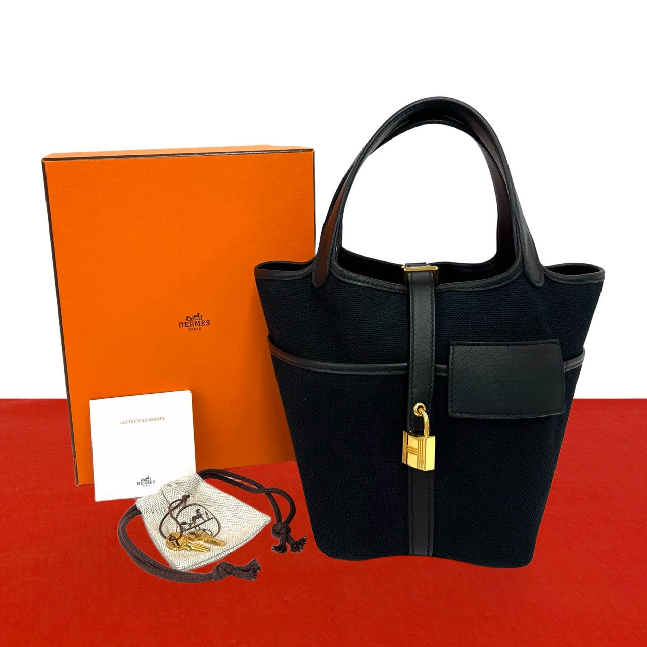 HERMES エルメス ピコタンロック カーゴ PM ハンドバッグ ヴォー