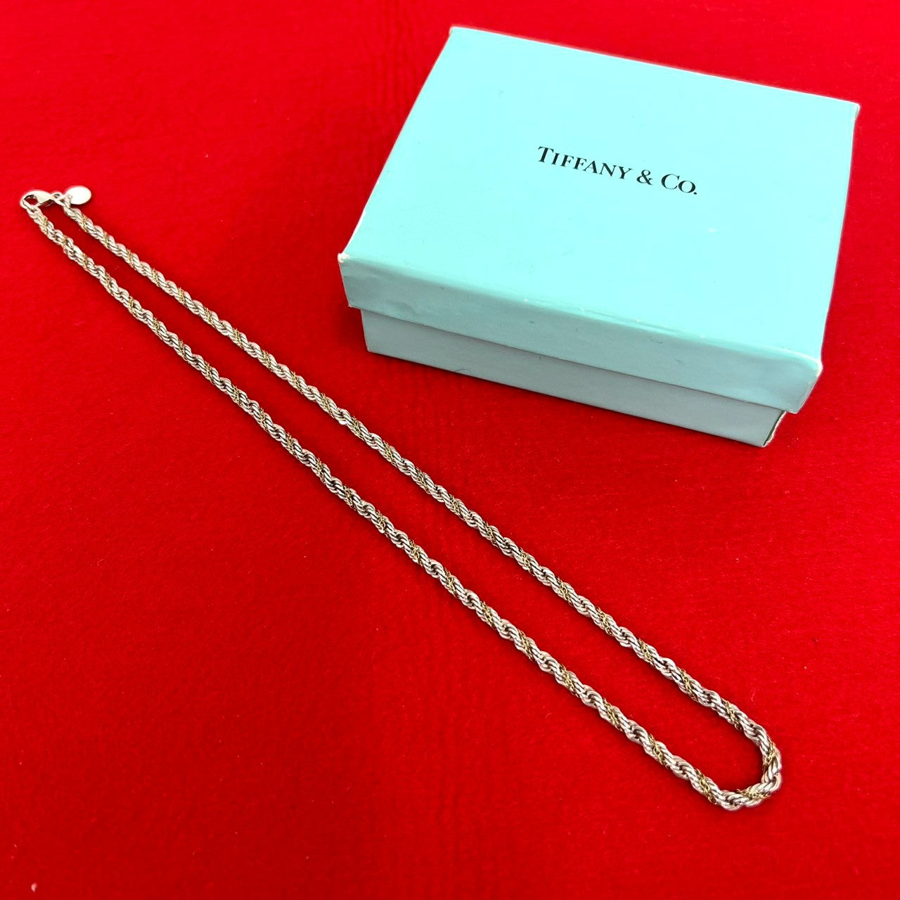 TIFFANY&Co. ティファニー (Vintage) ツイストチェーン ネックレス 925