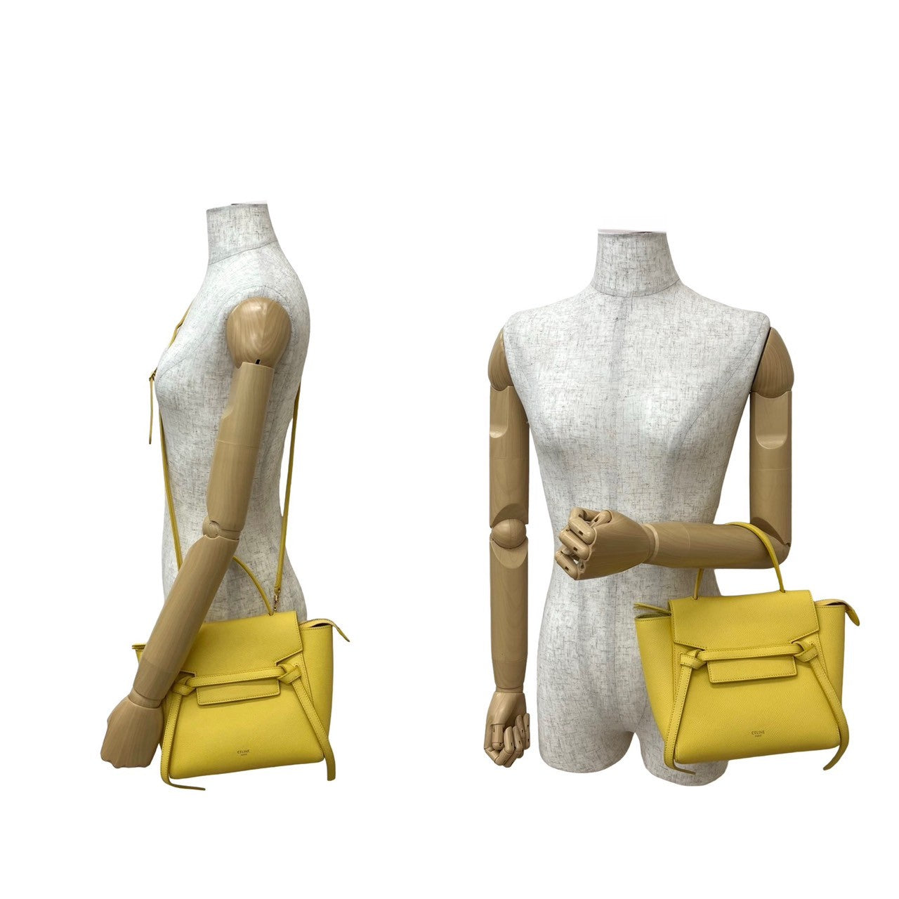 CELINE ベルトバッグ　ナノ　トープ CELINE (セリーヌ)2WAY ピコ ベルトバッグ ナノ ミニ ハンドバッグ
