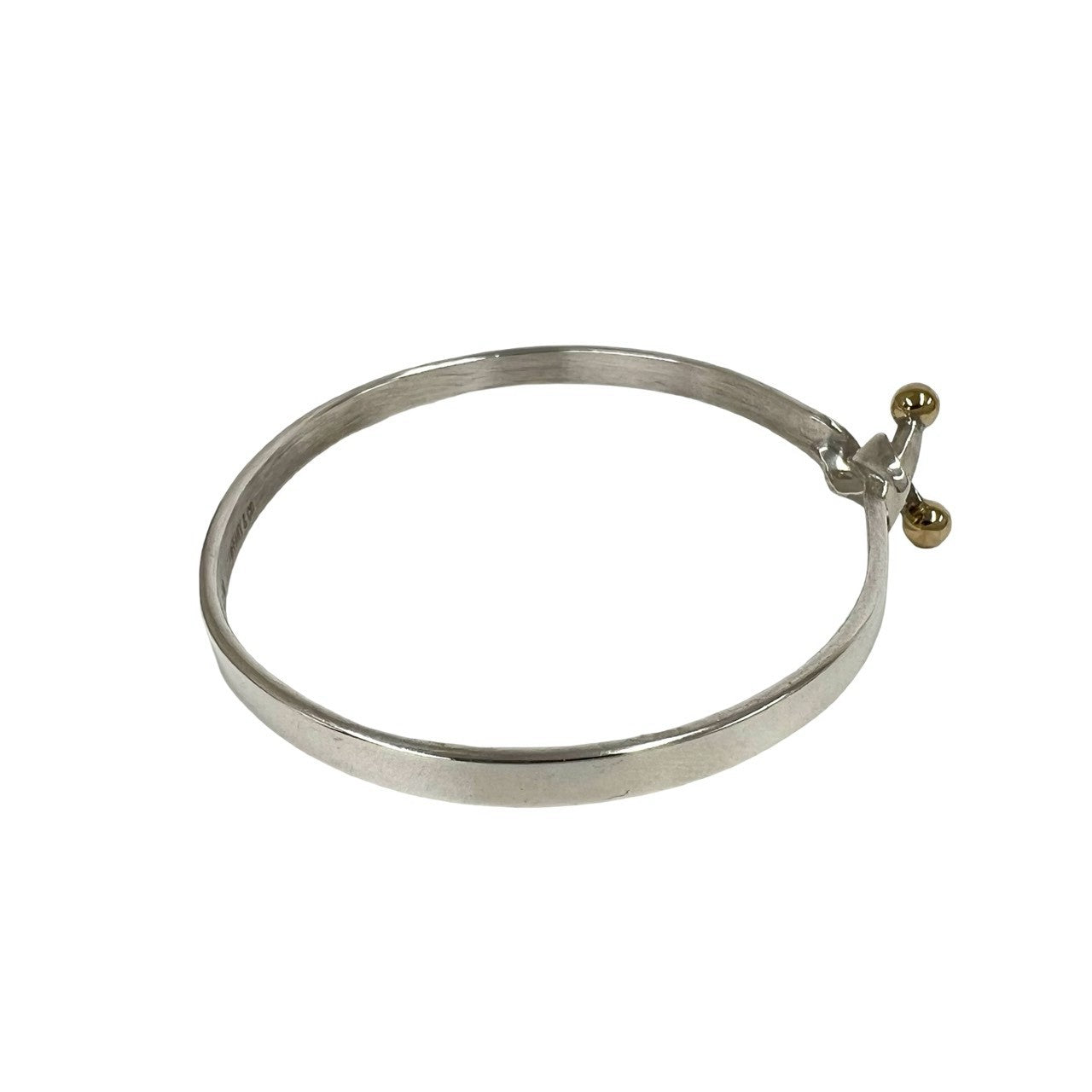 TIFFANY&Co. ティファニー (Vintage) ダブルフック バングル 925 K18
