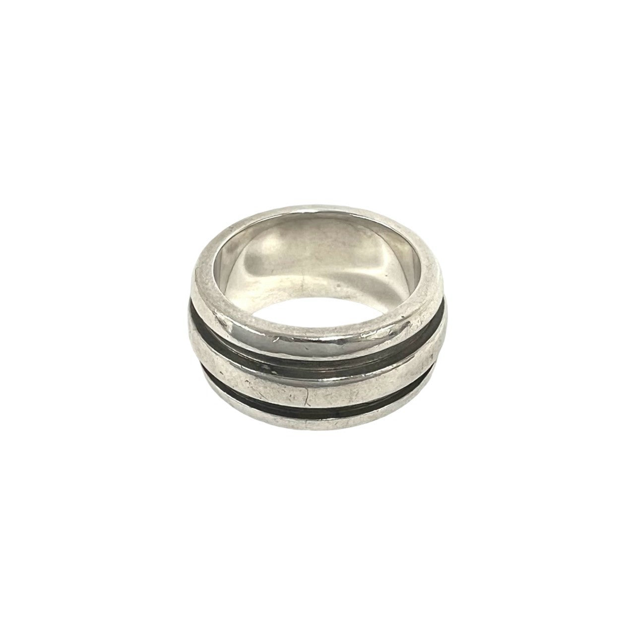 本日限定価格！！Tiffany & Co. グルーブドリング　8.5号 TIFFANY&Co. ティファニー (Vintage) グルーブド ダブルライン リング