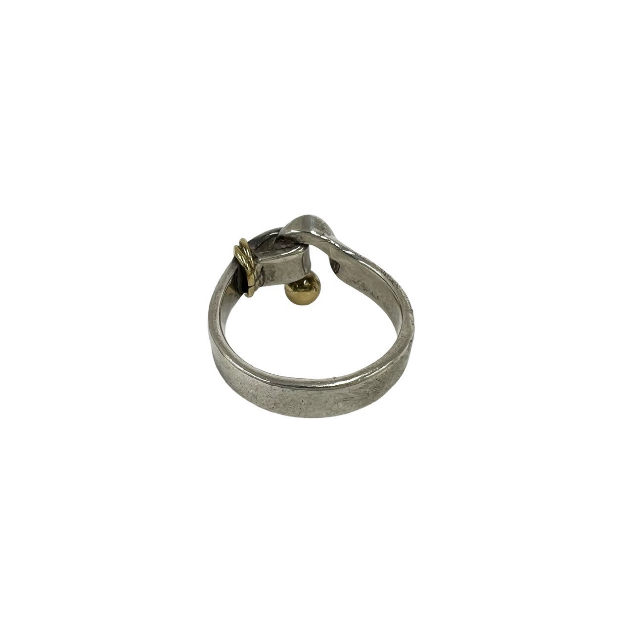 Tiffany フック＆アイリング k18 925 750 TIFFANY&Co. ティファニー (Vintage) フック&アイ リング 925 K18