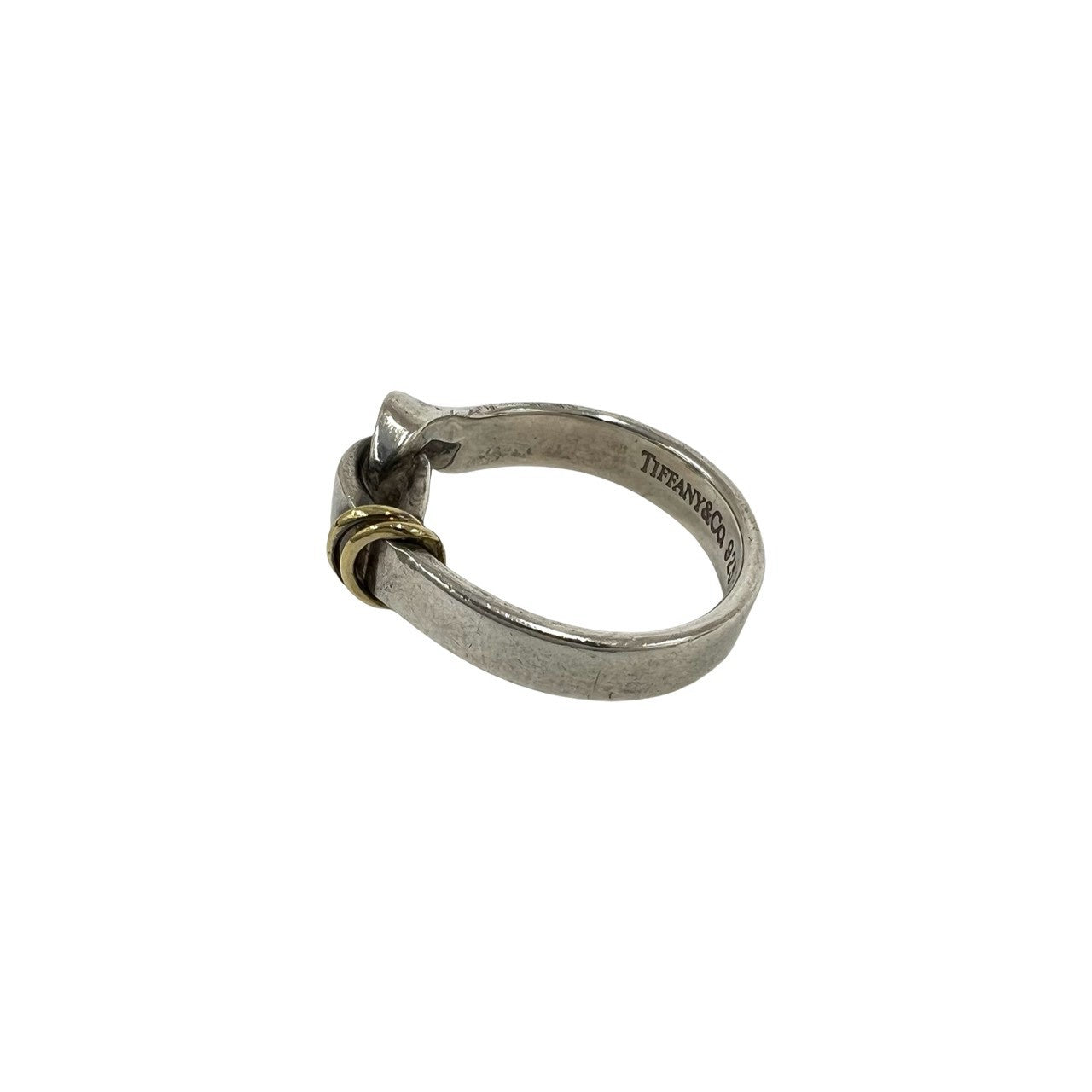 TIFFANY&Co. ティファニー (Vintage) フック&アイ リング 925 K18