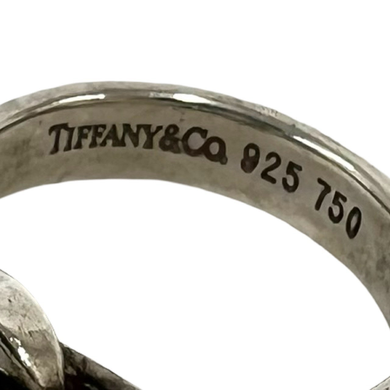 TIFFANY&Co. ティファニー (Vintage) フック&アイ リング 925 K18