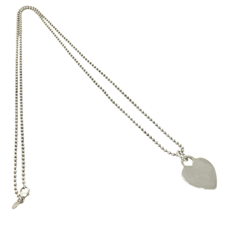 Necklace Tiffany Return Toe Heart Tag Ball Chain Necklace