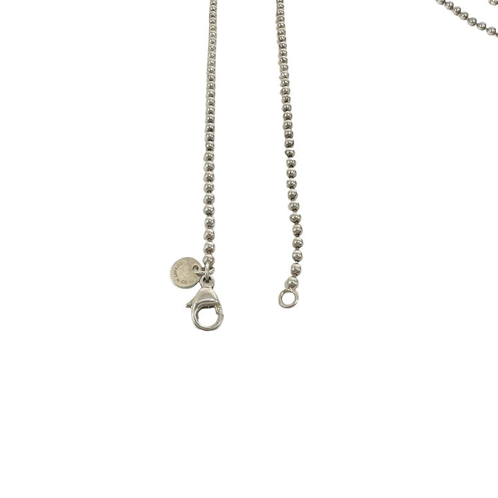 Necklace Tiffany Return Toe Heart Tag Ball Chain Necklace