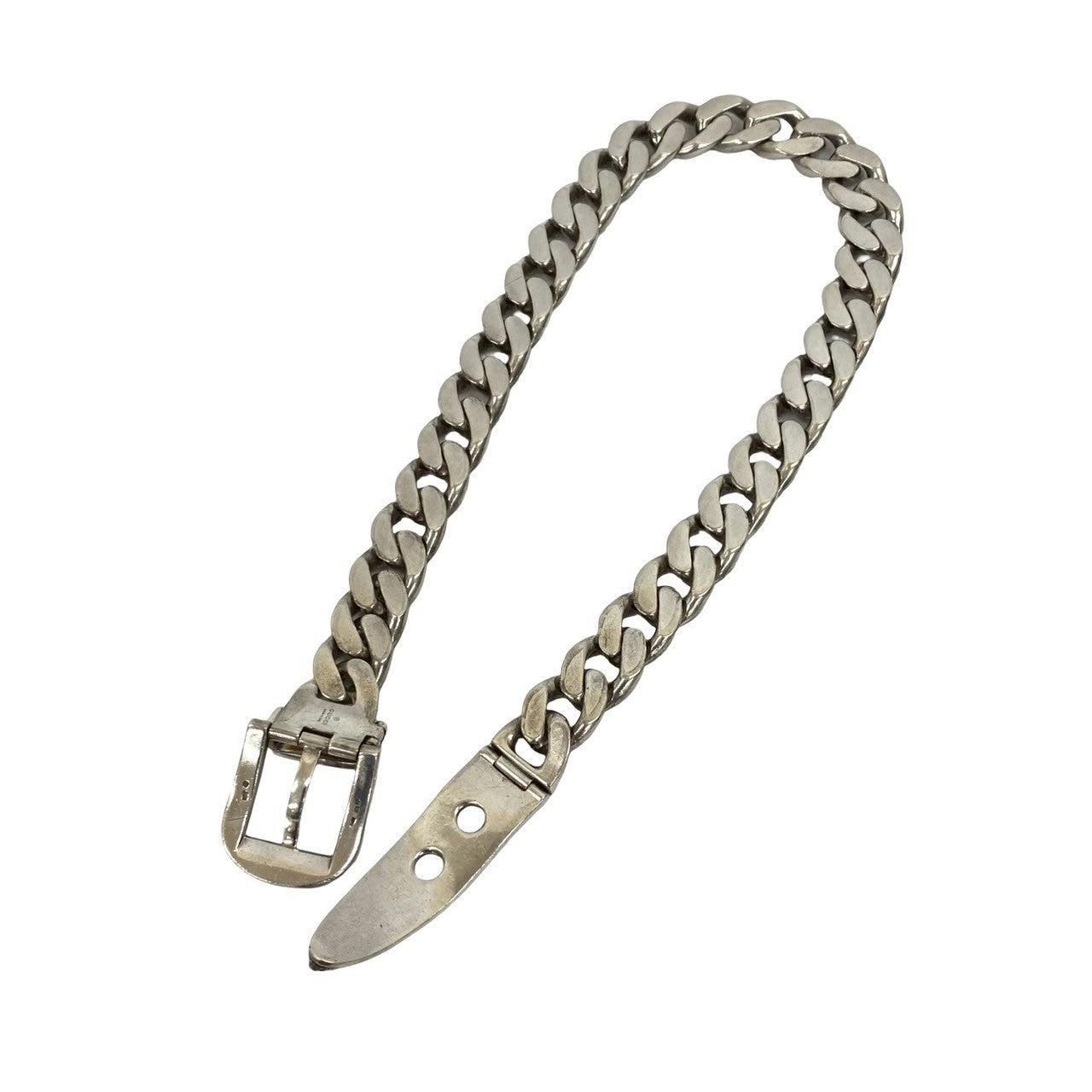 極美品 グッチ アラベスクキャットヘッド 喜平ベルト ネックレス シルバー925 GUCCI アラベスク キャットヘッド 喜平ベルト ネックレス – Trip