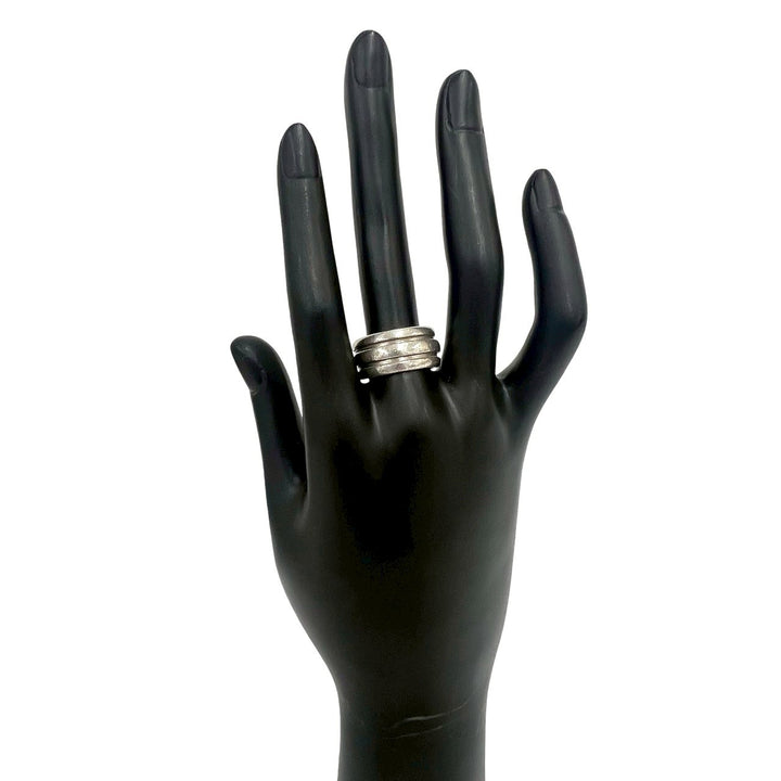 Rings Tiffany Grooved Double Line Ring