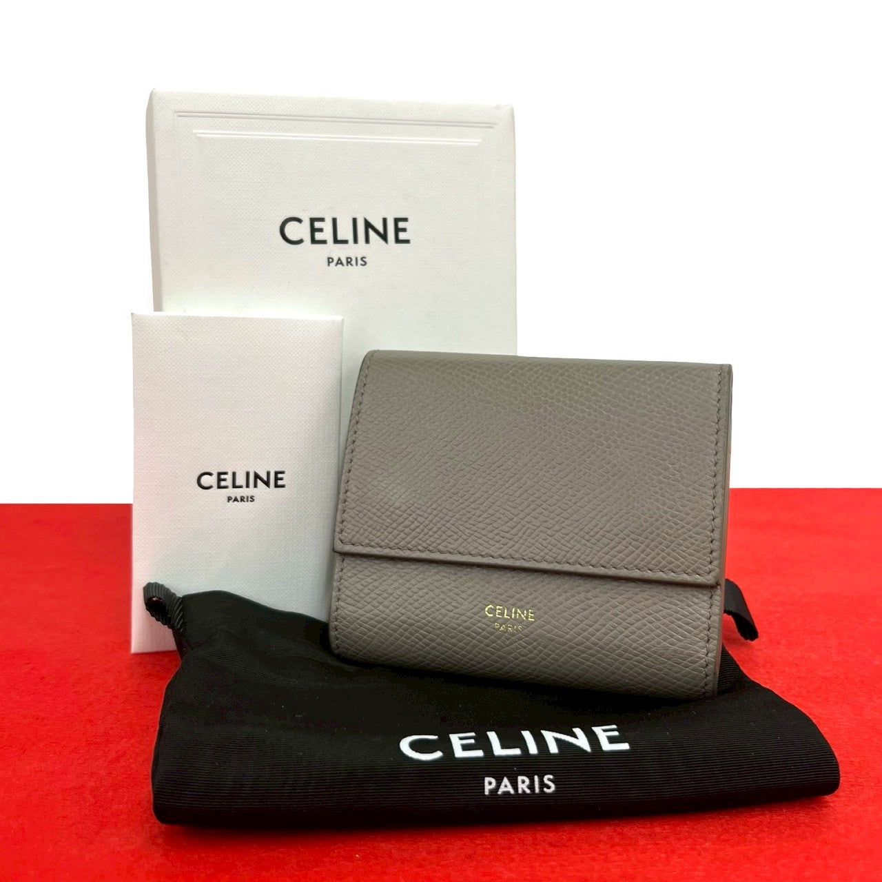CELINE セリーヌ トリフォールド ウォレット 三つ折り財布 – Trip