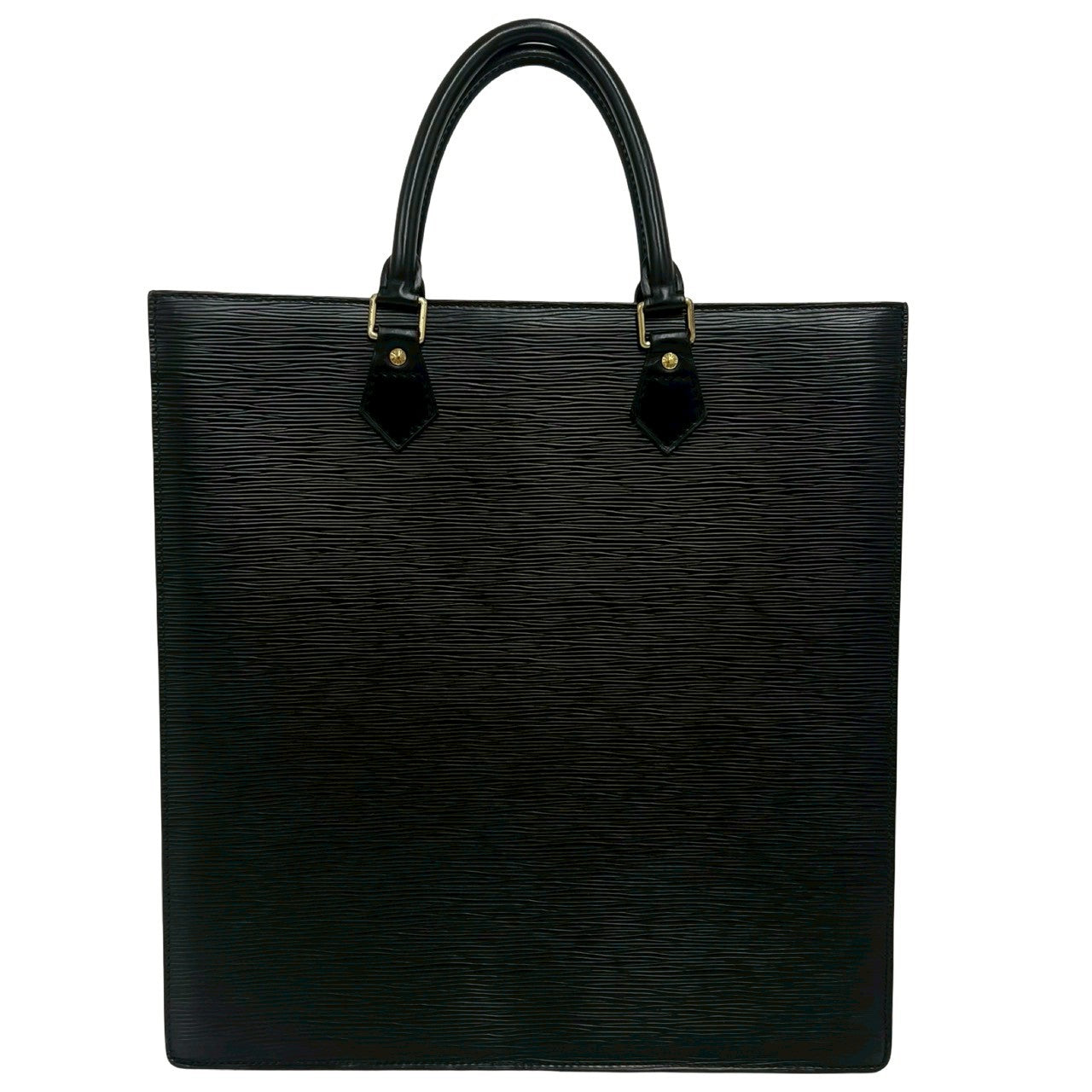 B品　Louis Vuitton ブラックハンドバッグ LOUIS VUITTON ルイヴィトン サックプラ ハンドバッグ – Trip