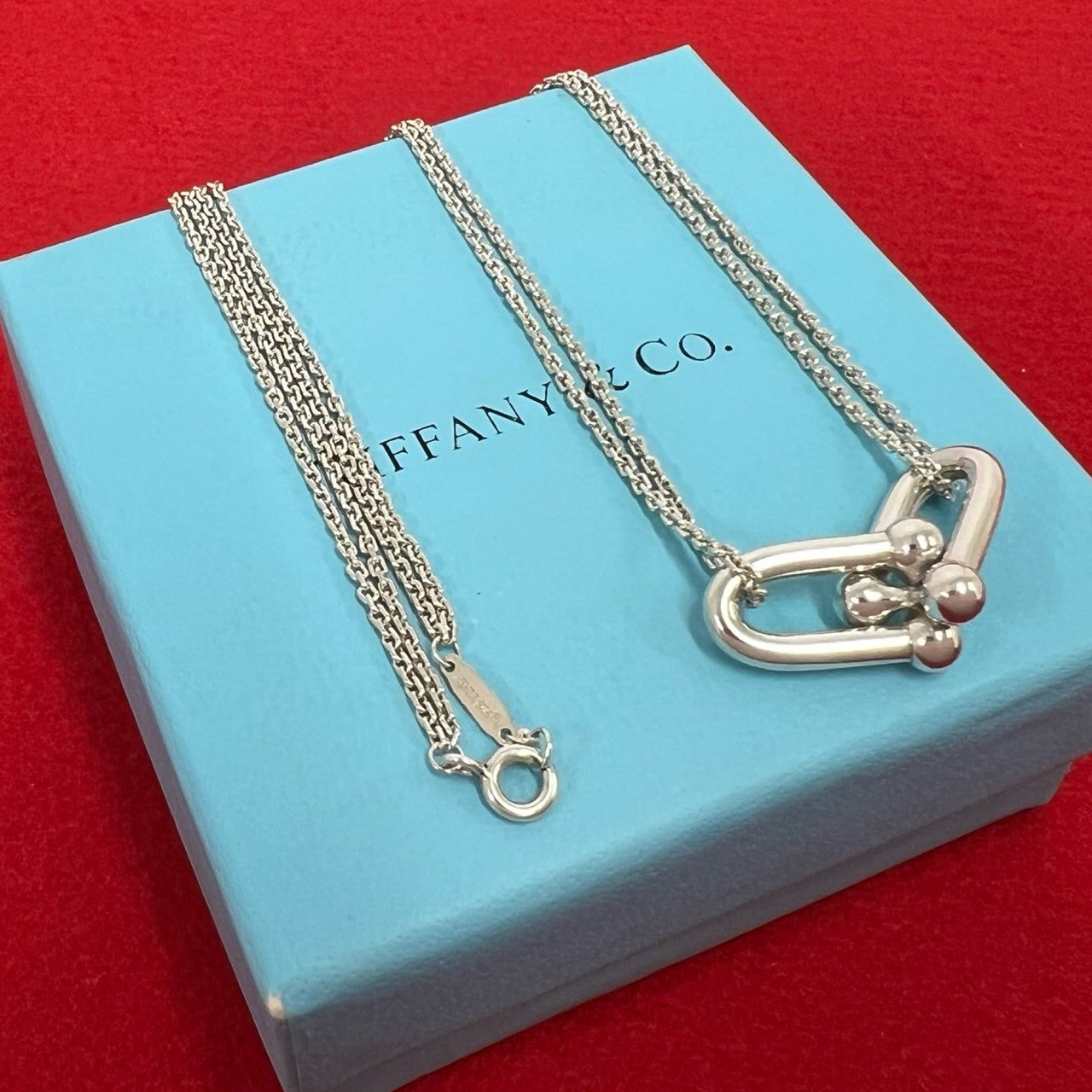TIFFANY&Co. ティファニー ハードウェア ダブルリンク ネックレス – Trip