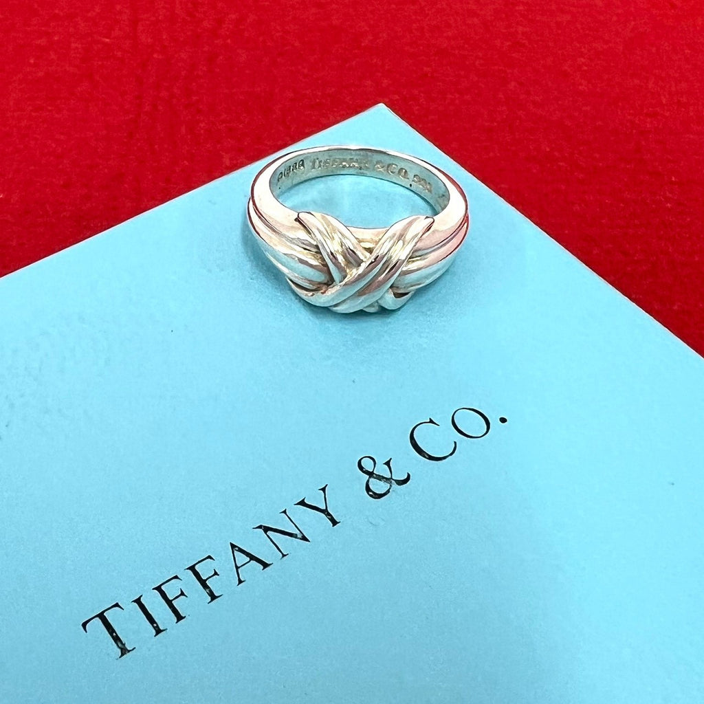 Tiffany リング TIFFANY&Co. ティファニー (Vintage) シグネチャークロス リング 指輪