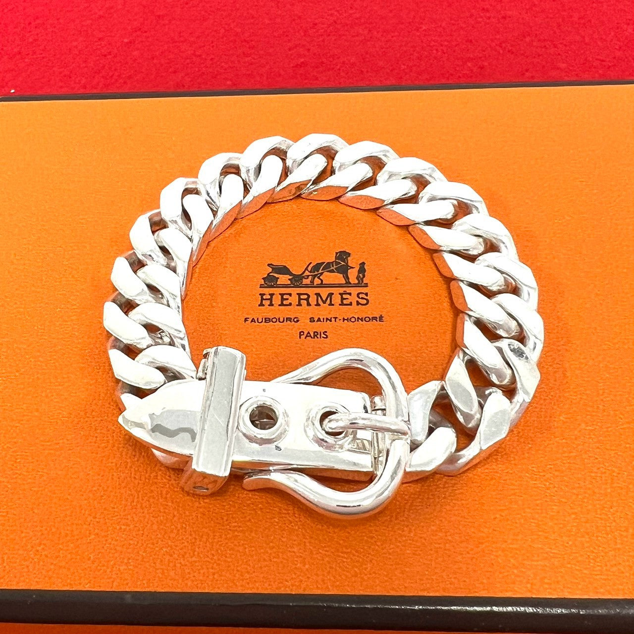 HERMES エルメス (Vintage) ブックルセリエ MM ブレスレット – Trip