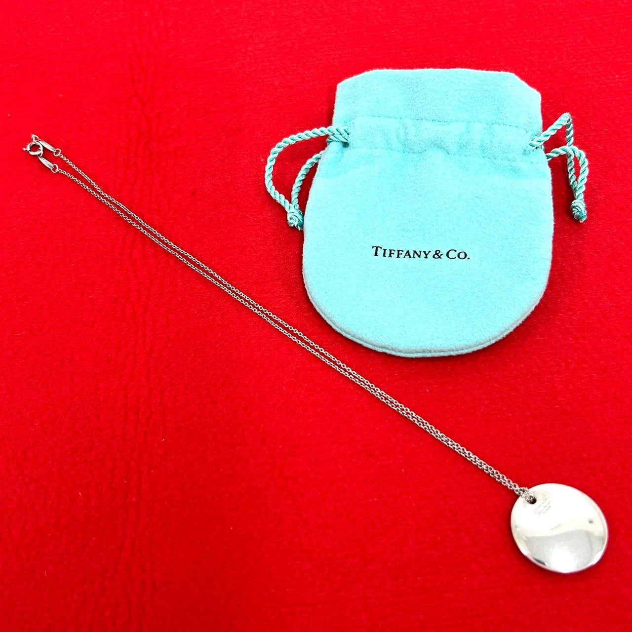 Tiffany ティファニー　プレート　ネックレス TIFFANY&Co. ティファニー (Vintage) ラウンド プレート ネックレス – Trip