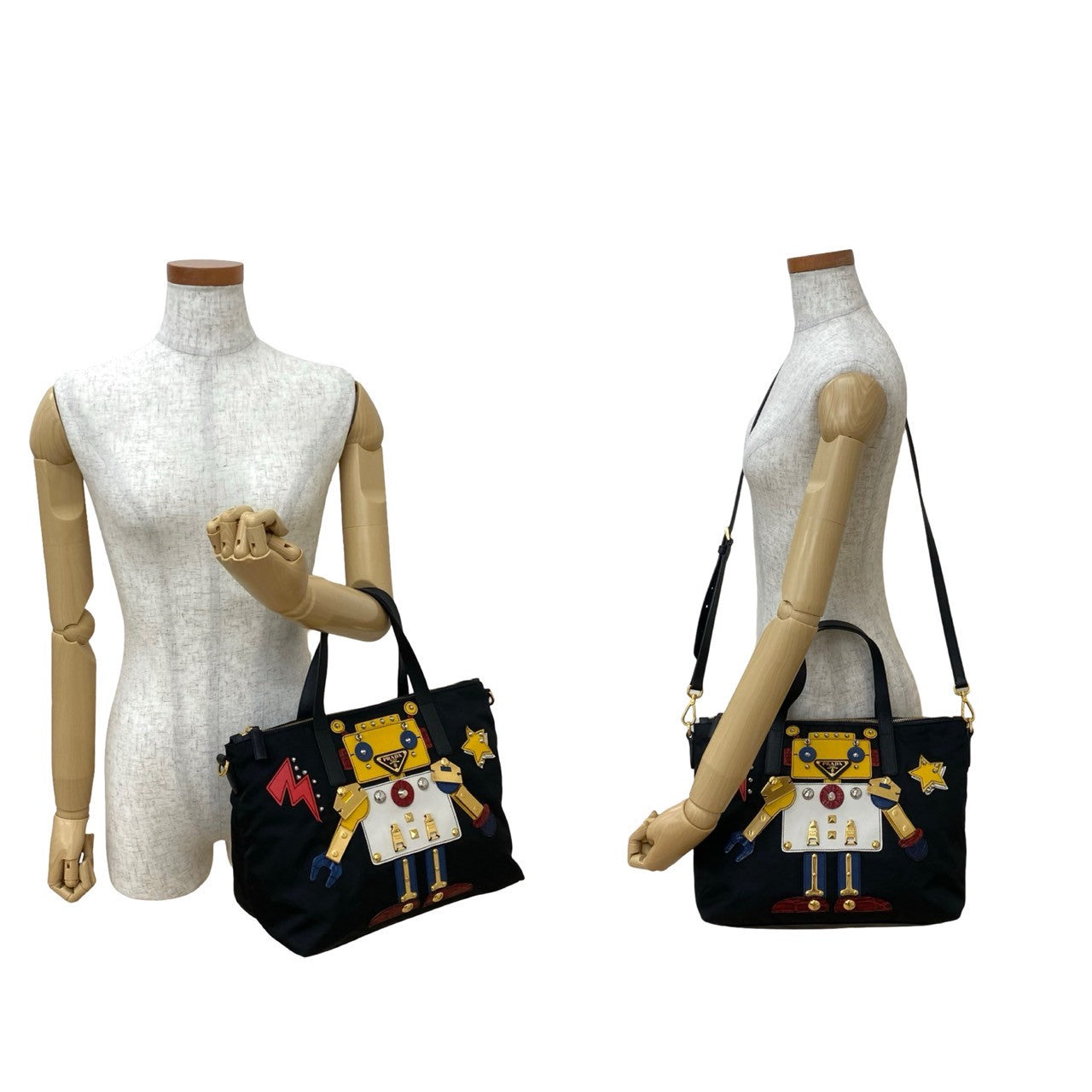 PRADA ロボットデザイン ハンドバッグ PRADA ロボット トート – Trip