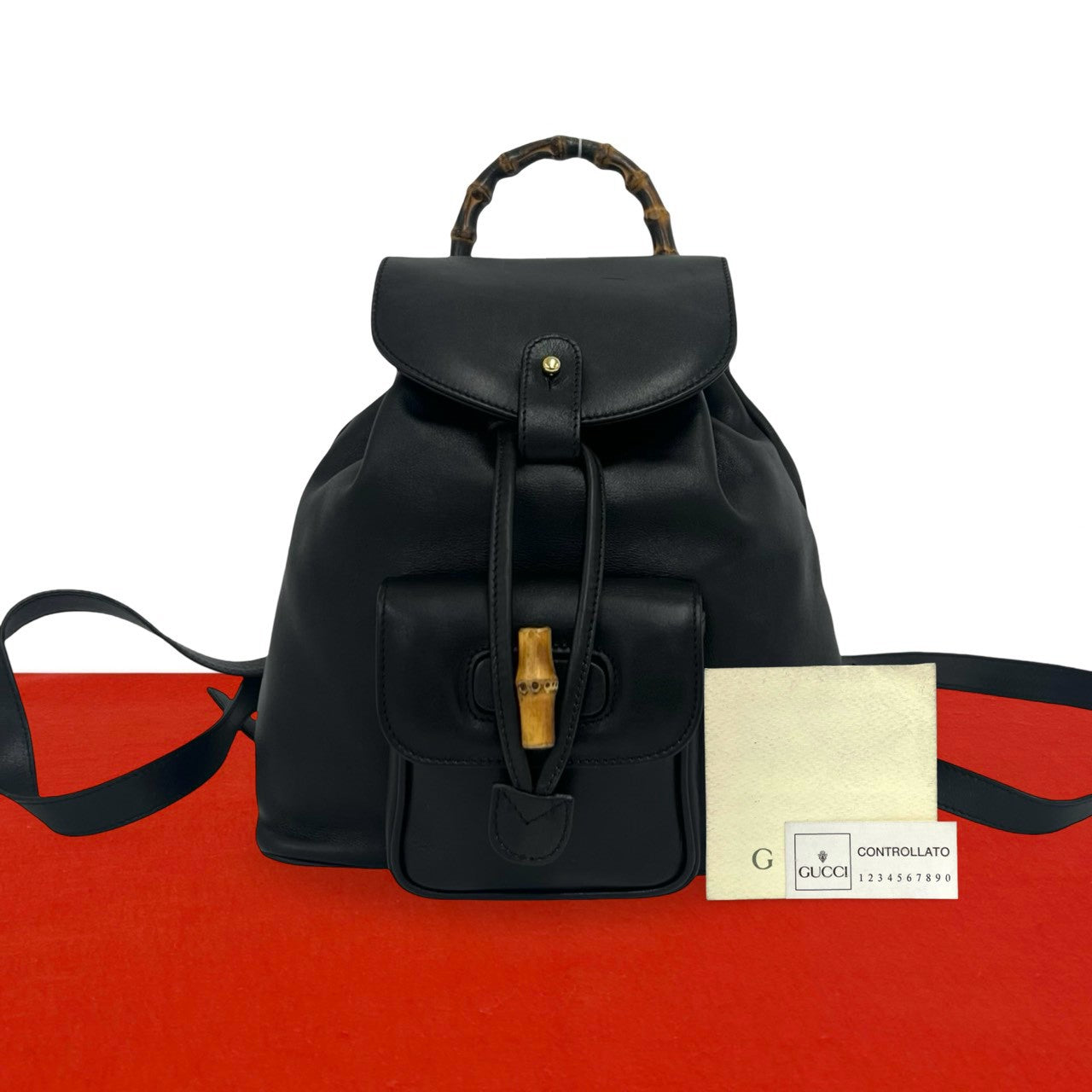 GUCCI（ビンテージ）レザーリュック GUCCI グッチ (Vintage) リュックサック – Trip