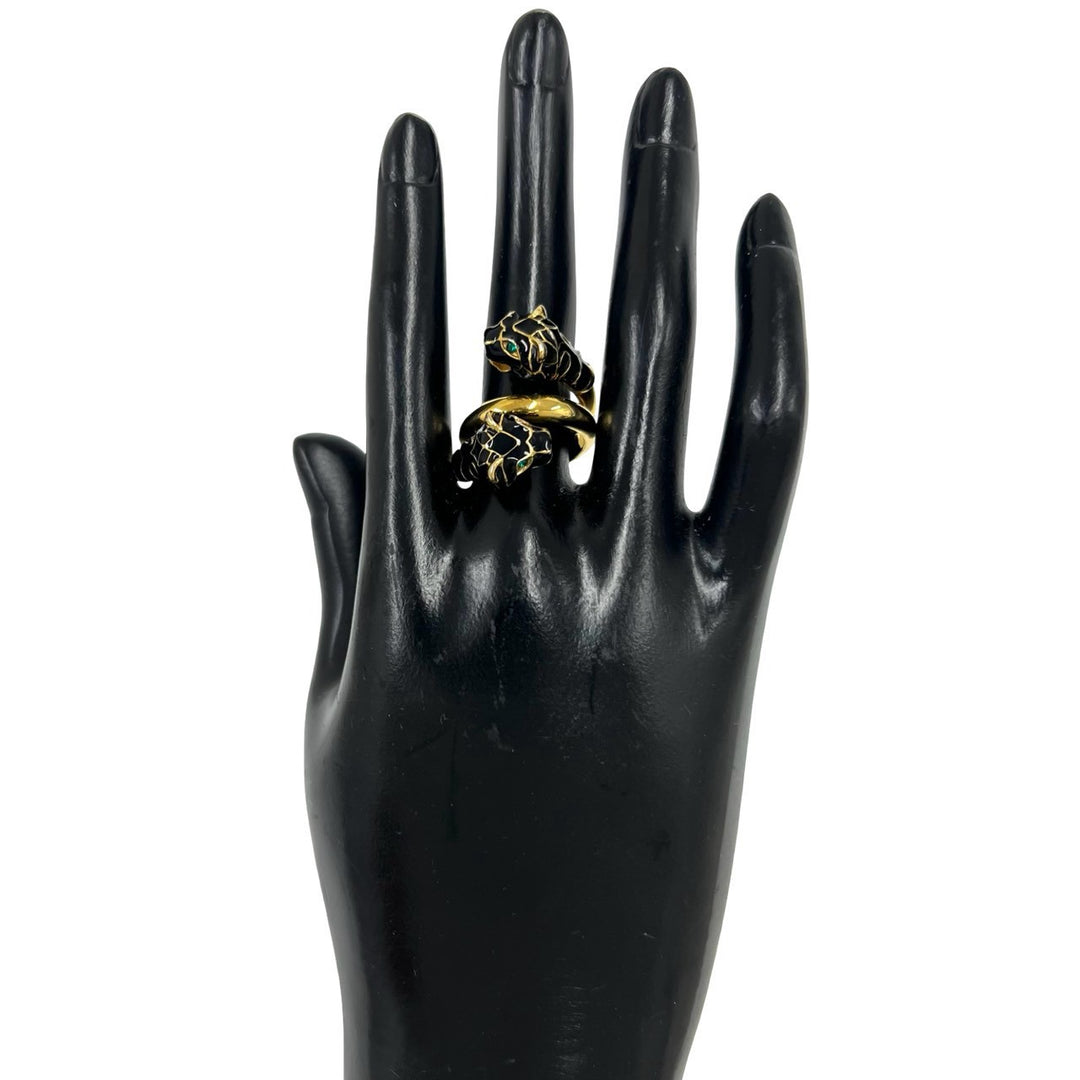 リング・指輪 グッチ ダブル タイガーヘッド リング