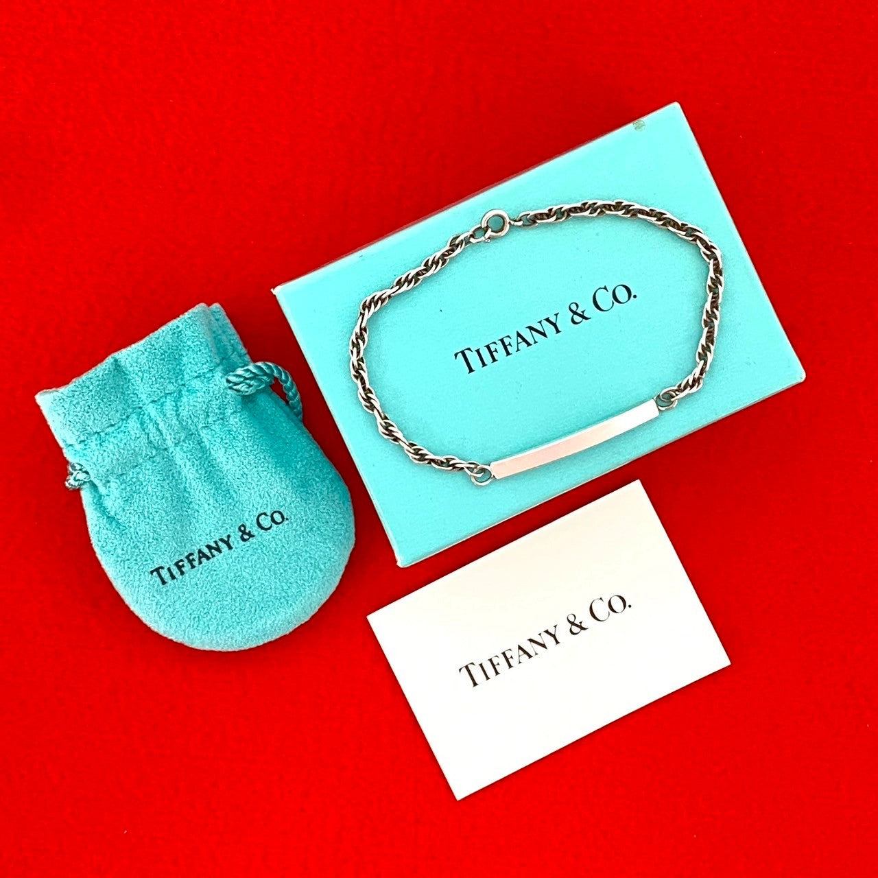 ティファニー　IDプレート ブレスレット　スクリューチェーン TIFFANY&Co. ティファニー スクリュー ID プレート ブレスレット – Trip