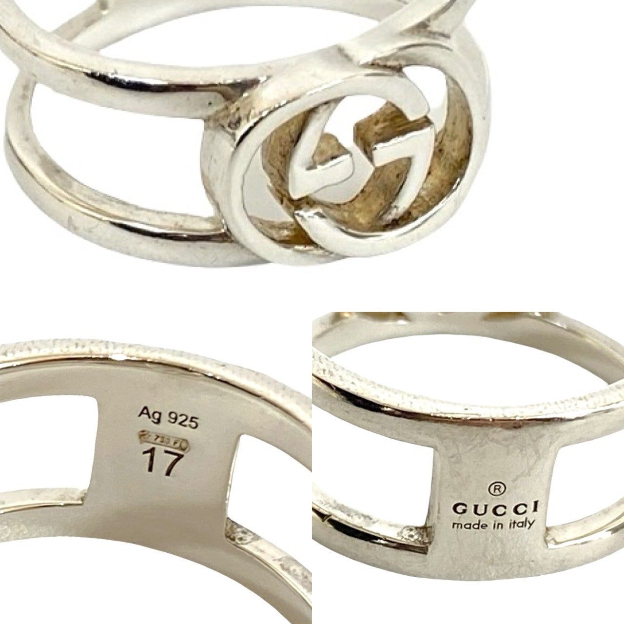 GUCCI Gucci Interlocking G Open Hand Ring – Trip