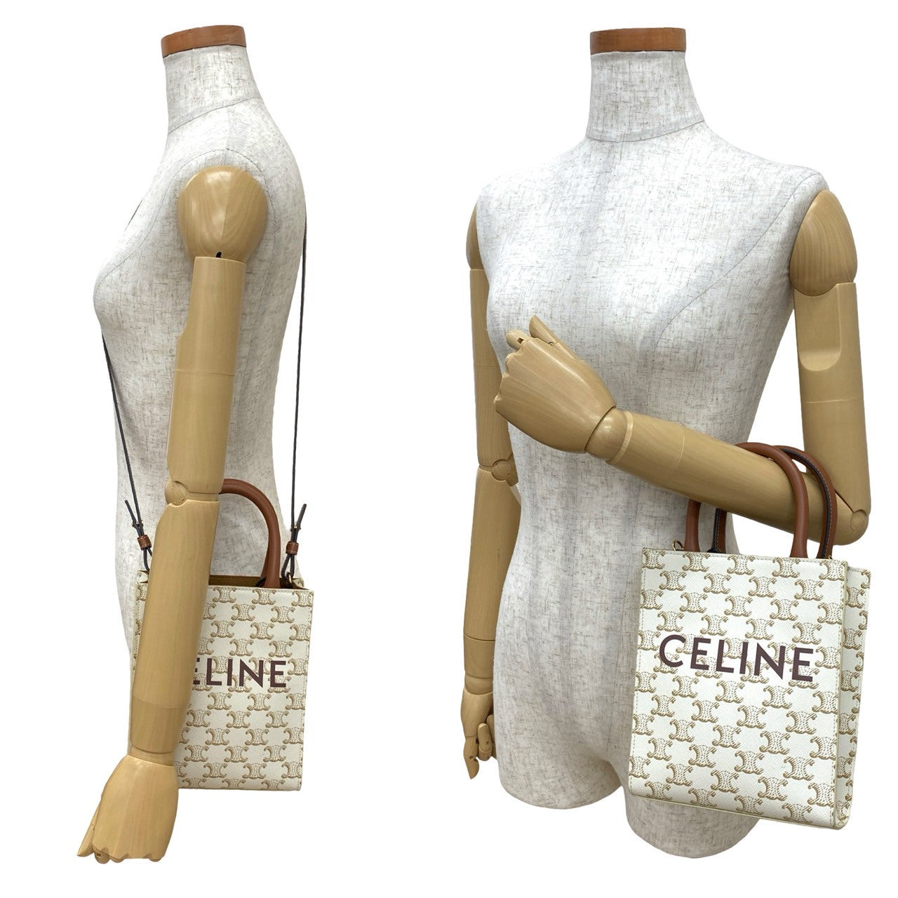 CELINE セリーヌ ミニ バーティカル トリオンフ キャンバス カバ
