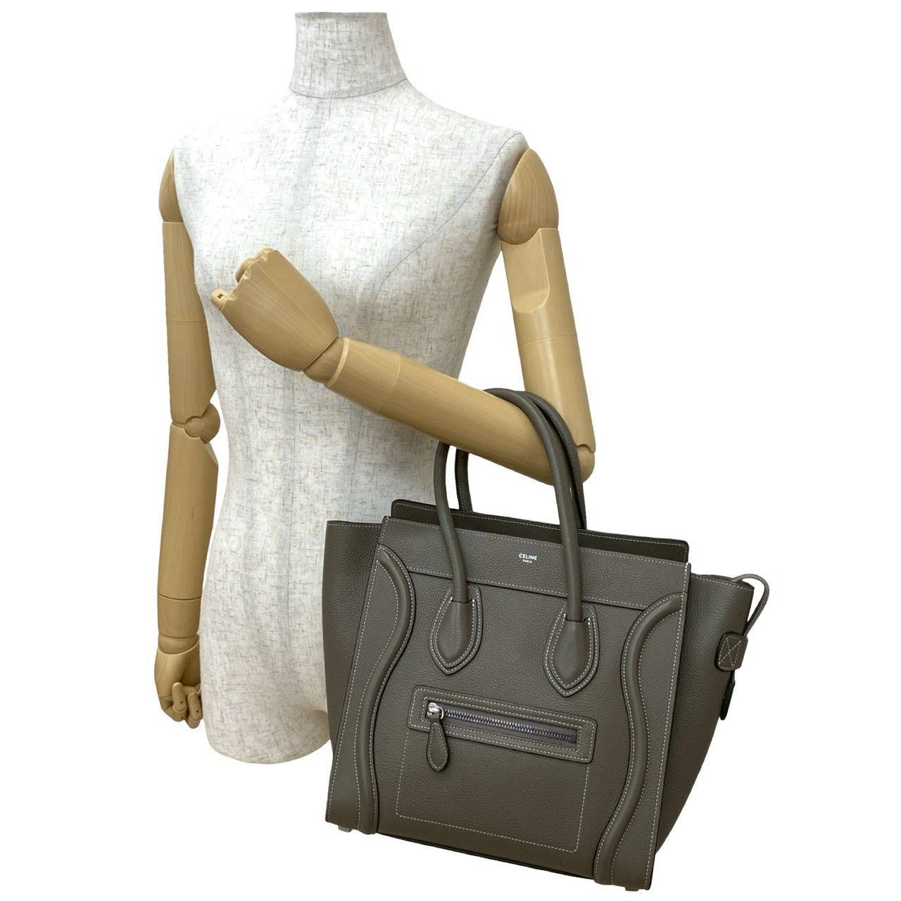 CELINE セリーヌ ラゲージ マイクロショッパー ハンドバッグ – Trip